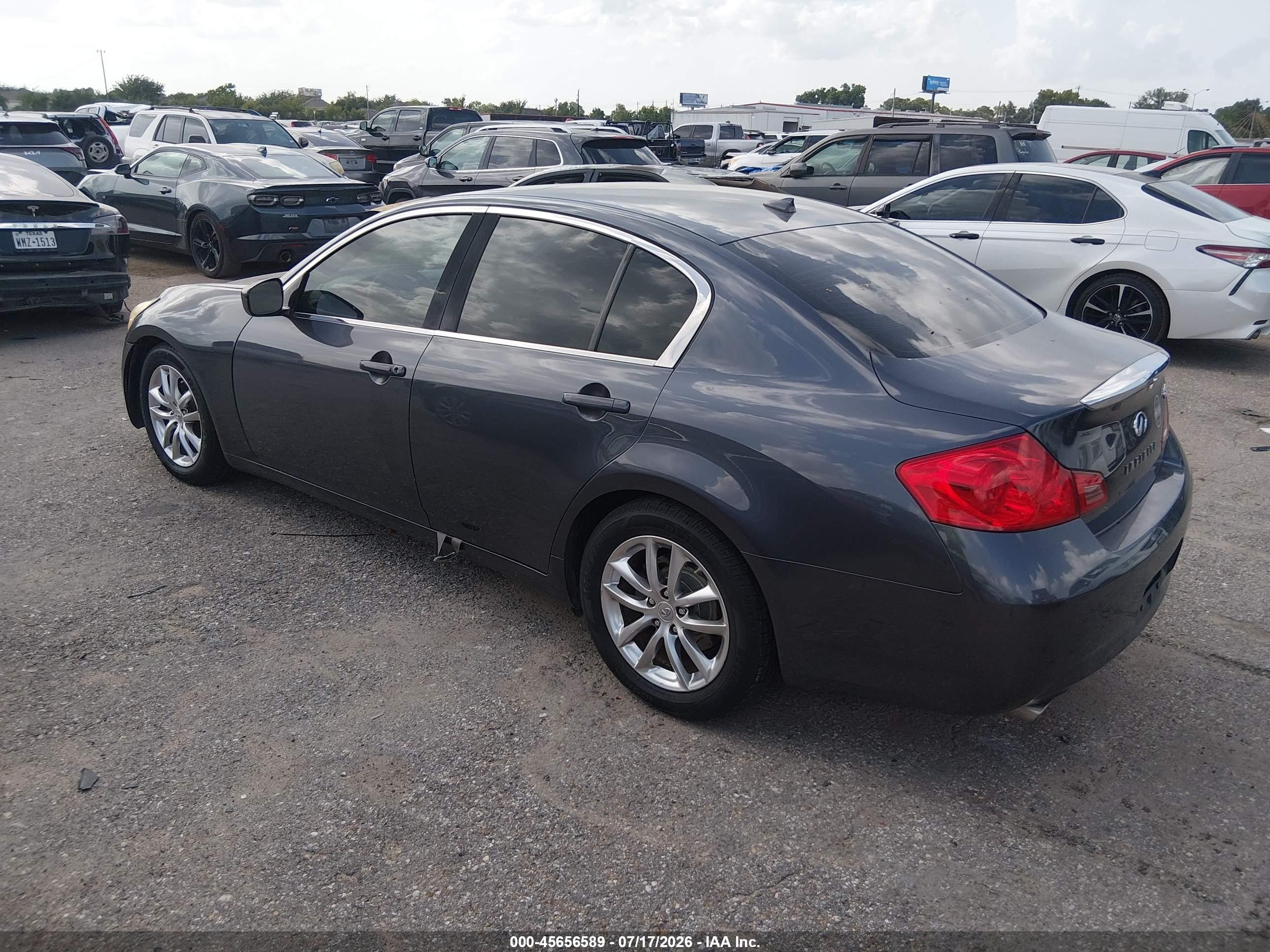 2009 Infiniti G37 Journey Dark Blue vin: JNKCV61E69M307382