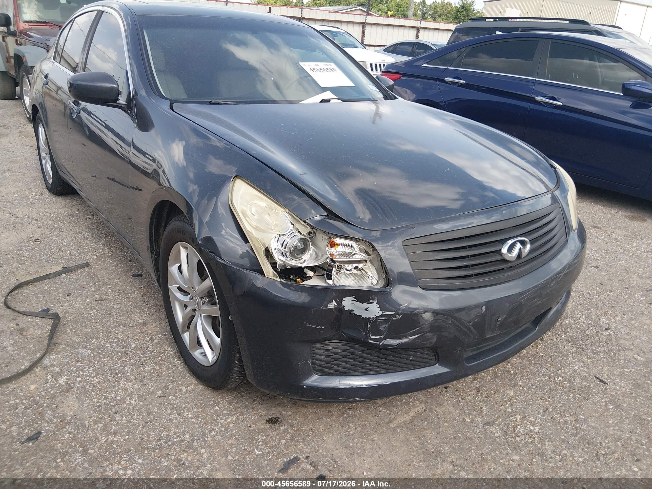 2009 Infiniti G37 Journey Dark Blue vin: JNKCV61E69M307382