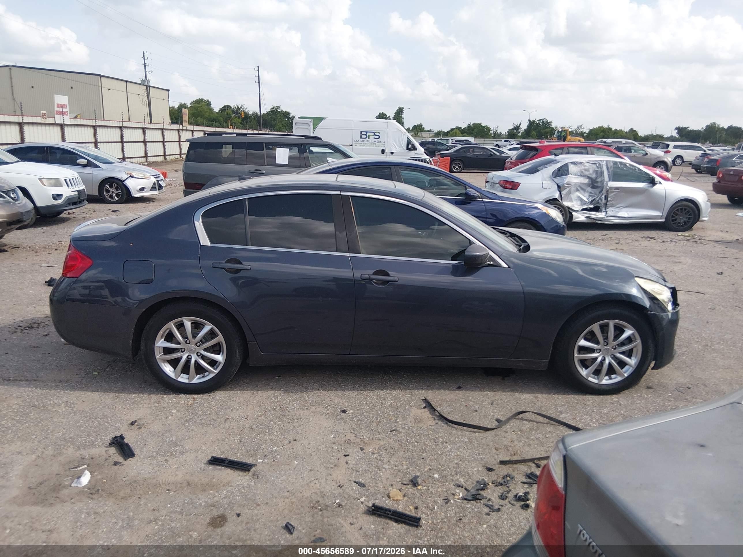 2009 Infiniti G37 Journey Dark Blue vin: JNKCV61E69M307382
