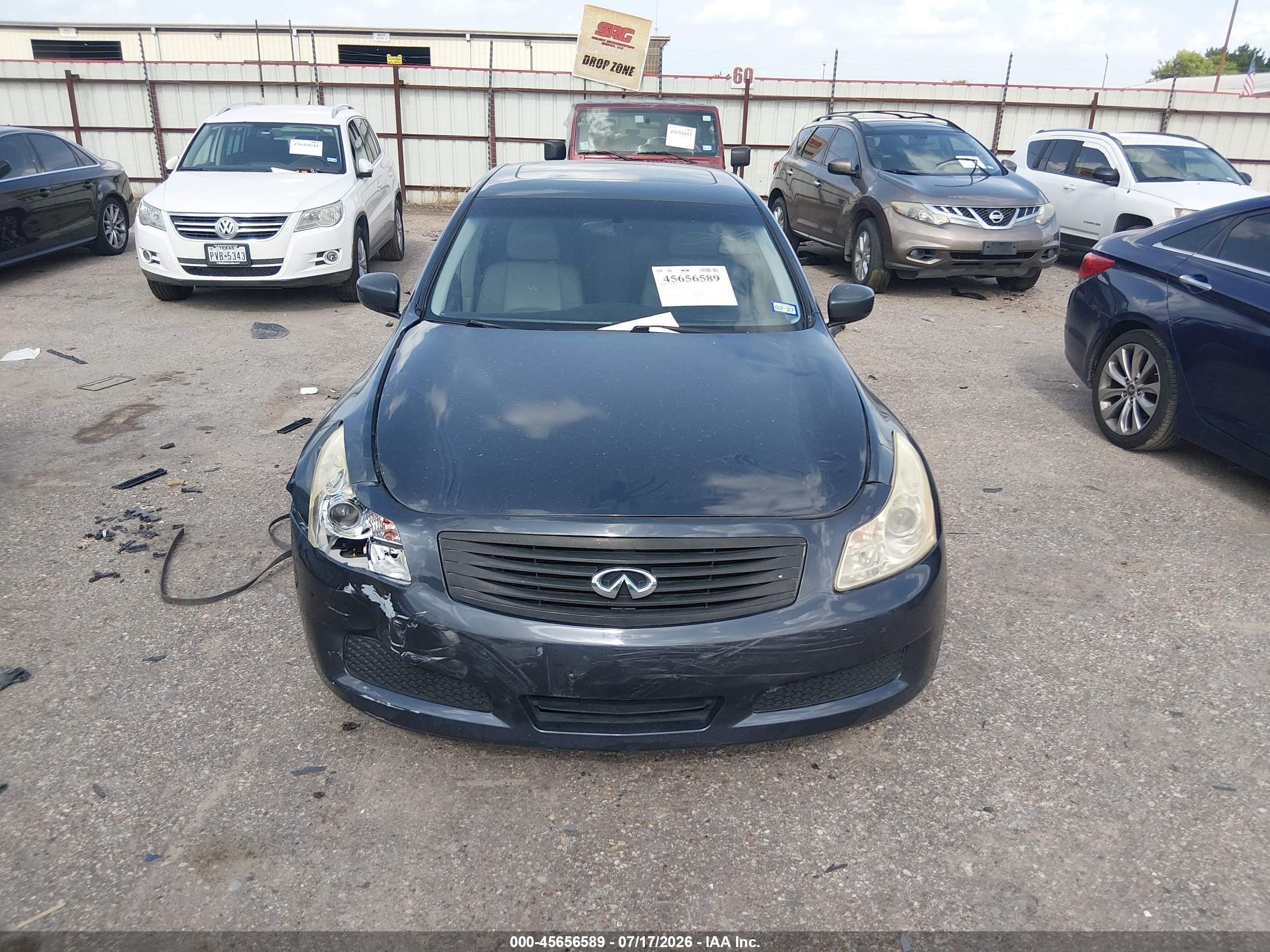 2009 Infiniti G37 Journey Dark Blue vin: JNKCV61E69M307382