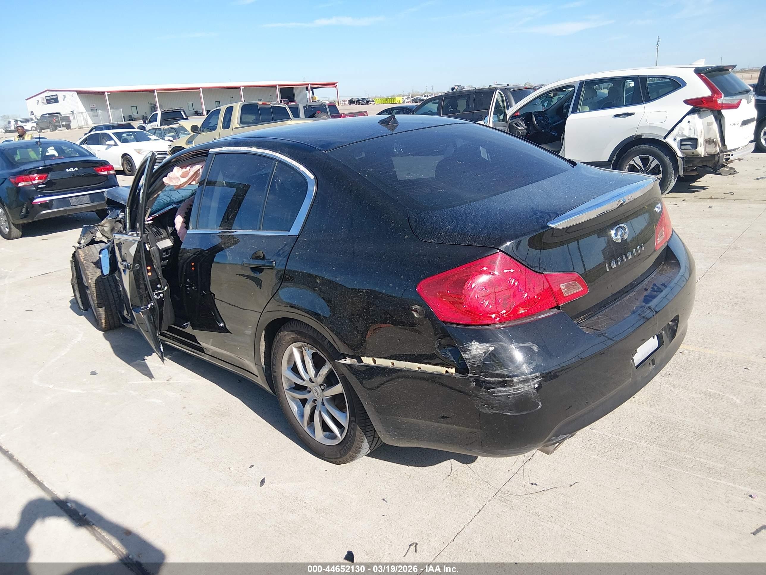 2009 Infiniti G37 Journey Black vin: JNKCV61E79M015238