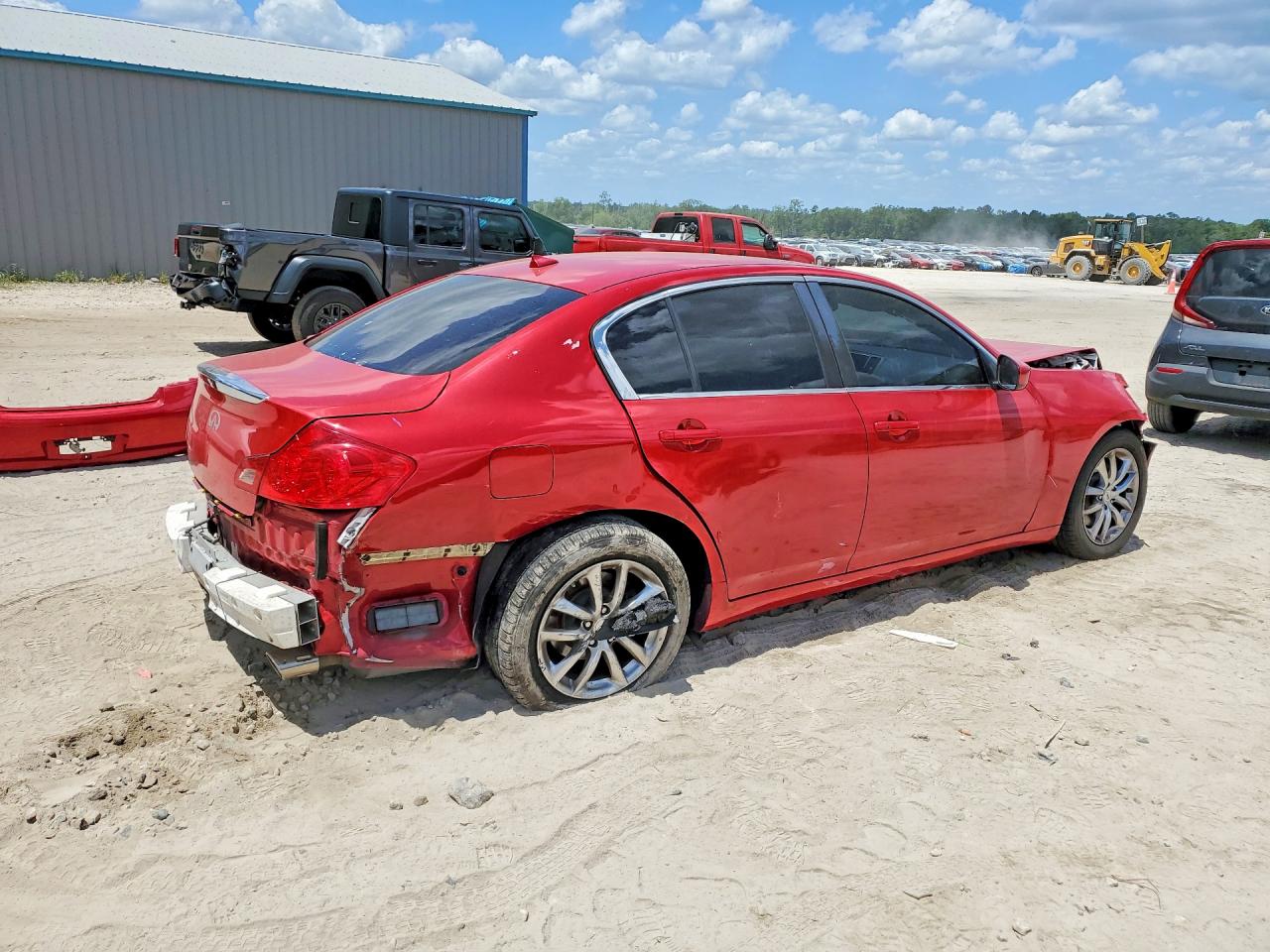 2009 Infiniti G37 Base/journey/sport Red vin: JNKCV61E89M311403