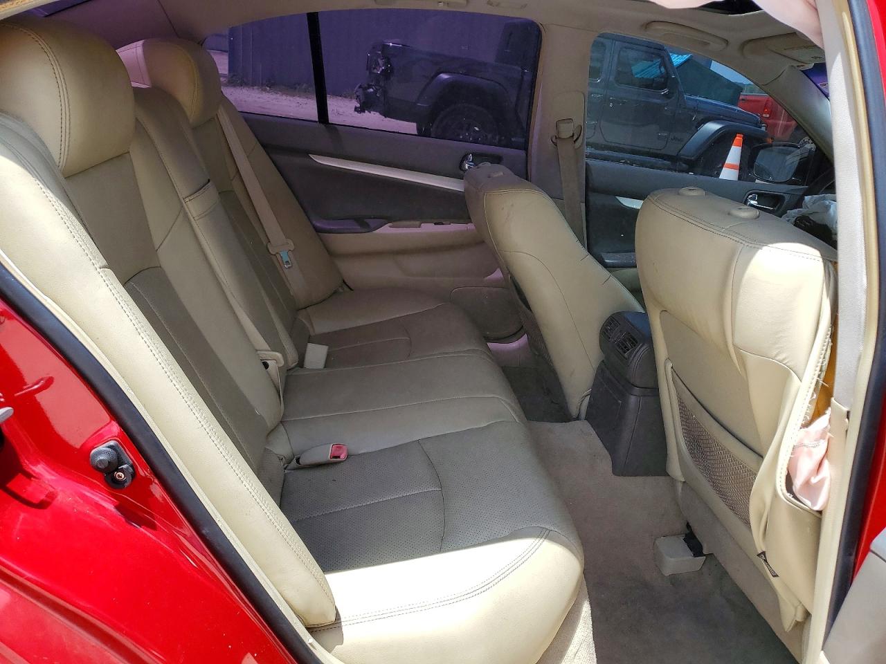 2009 Infiniti G37 Base/journey/sport Red vin: JNKCV61E89M311403