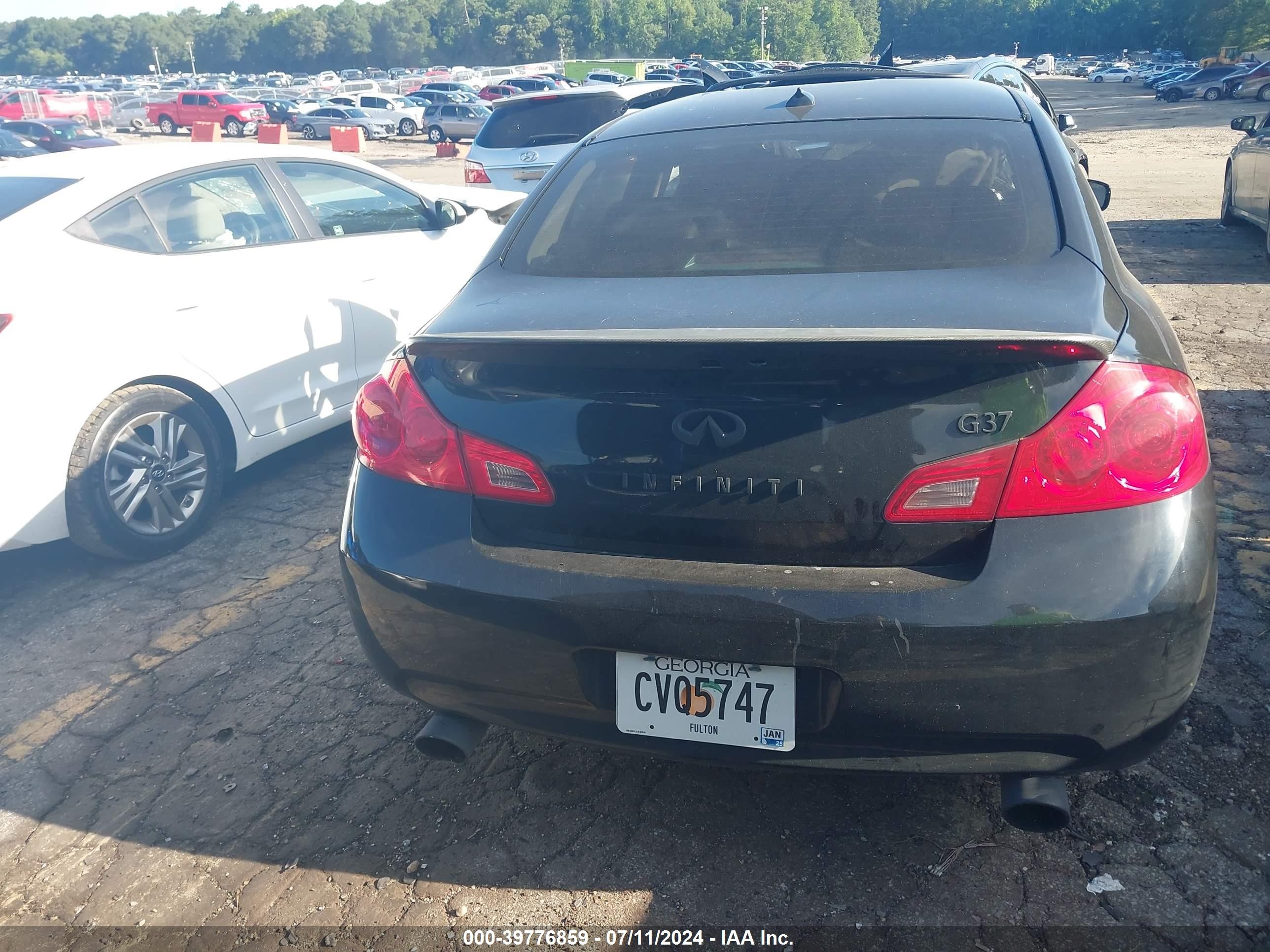 2009 Infiniti G37 Journey Black vin: JNKCV61E99M013393