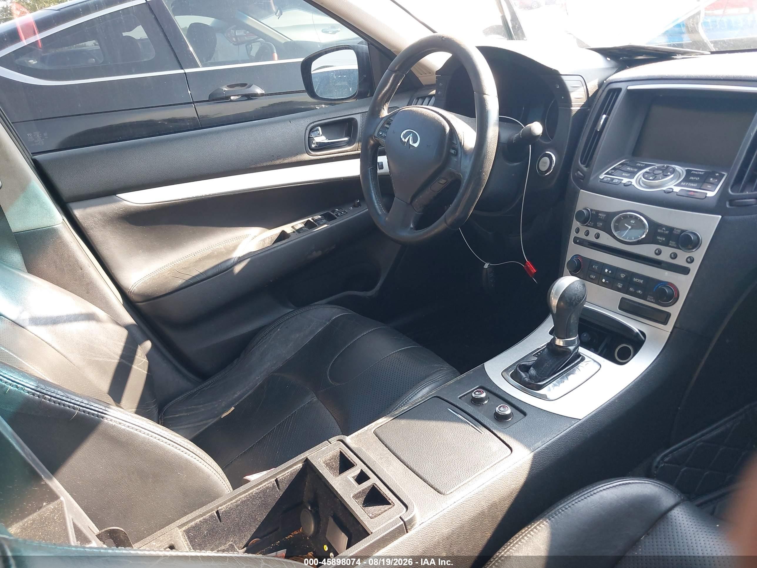 2009 Infiniti G37 Journey Black vin: JNKCV61E99M304413