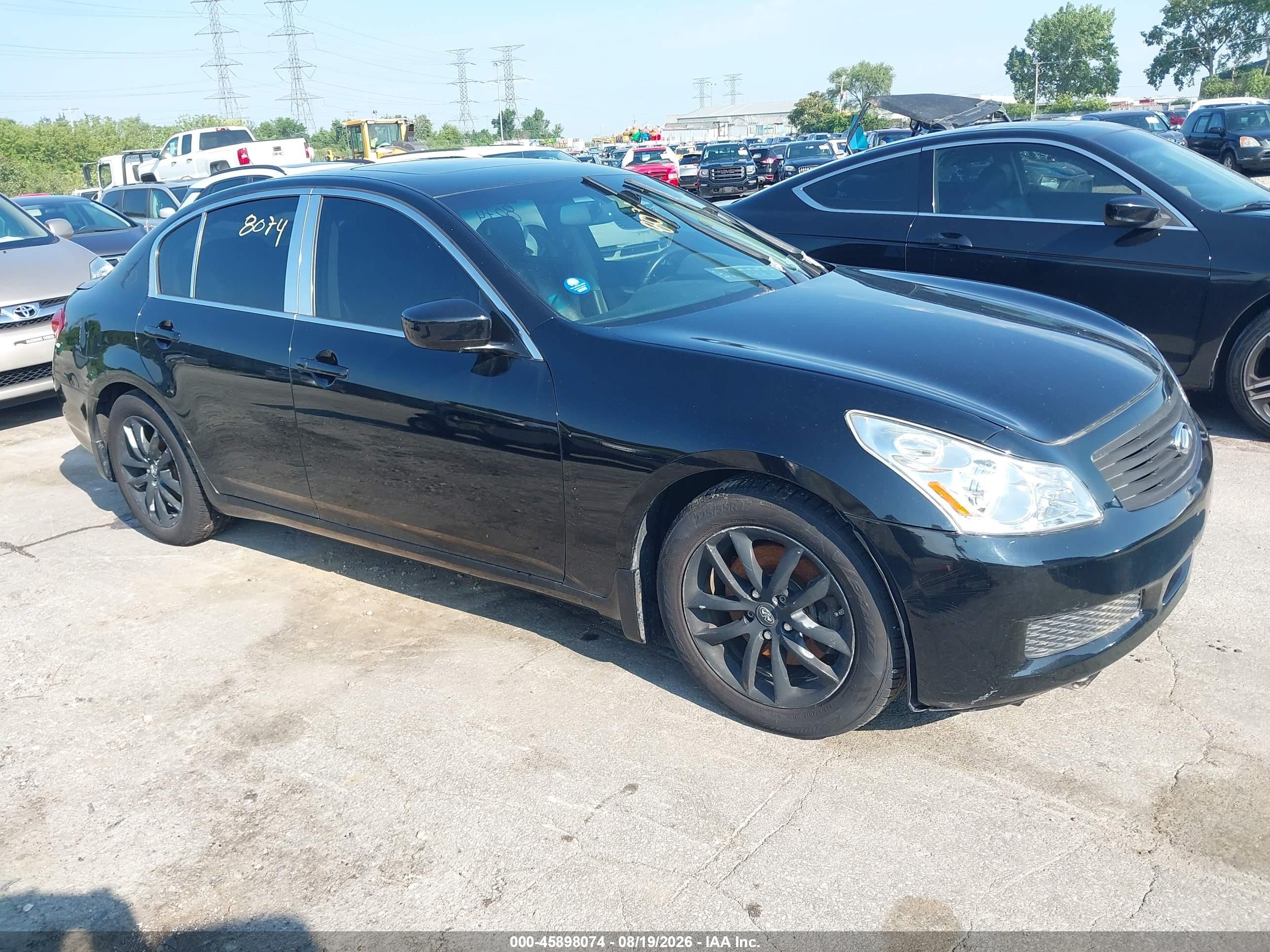 2009 Infiniti G37 Journey Black vin: JNKCV61E99M304413