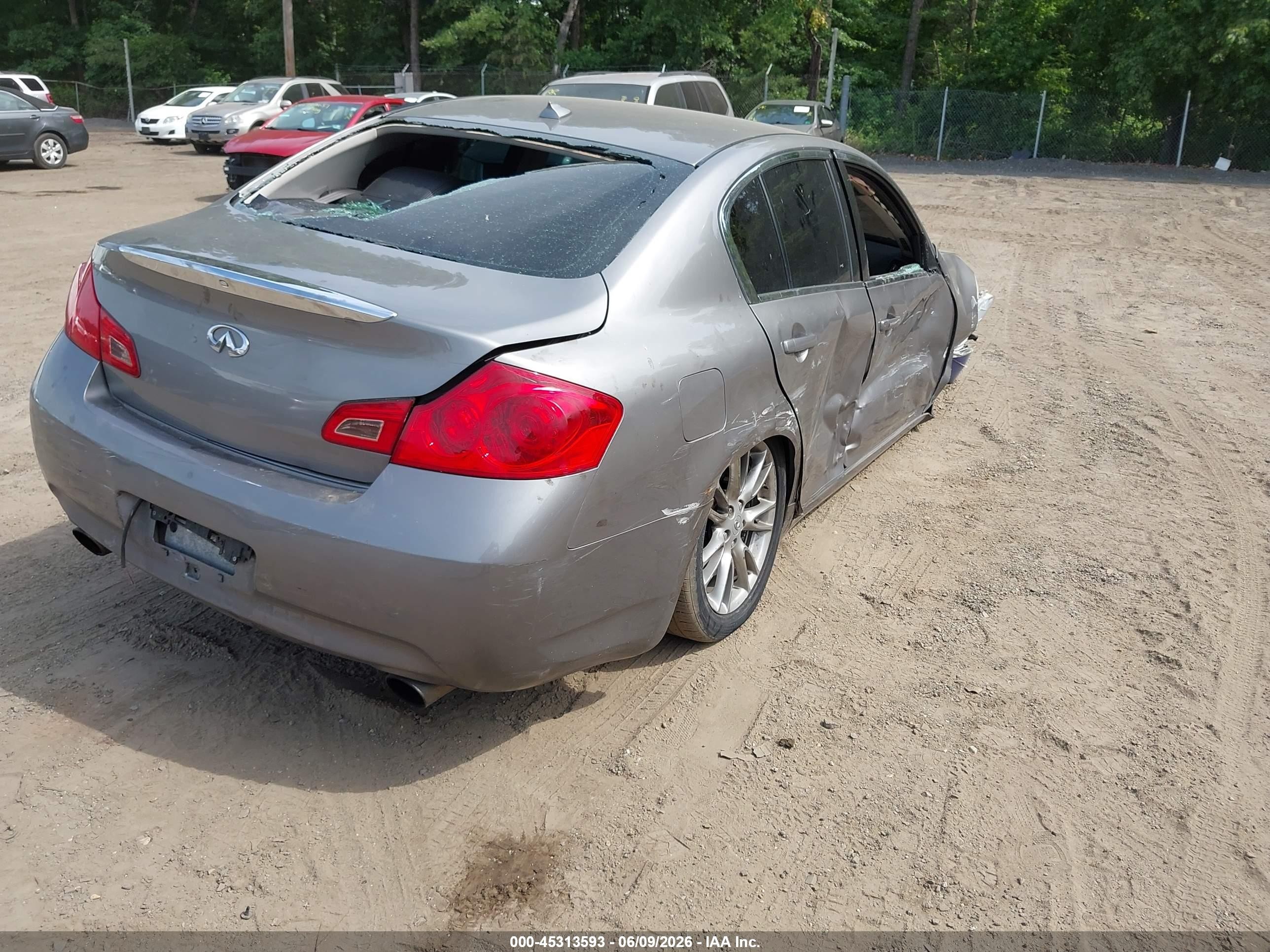 2009 Infiniti G37 Journey Gray vin: JNKCV61E99M307702