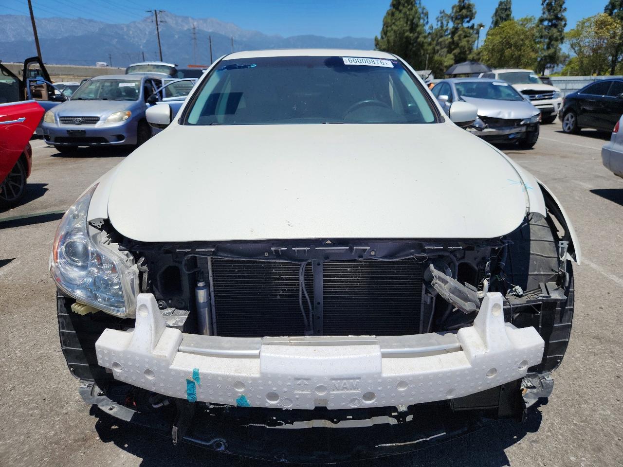 2009 Infiniti G37 Sedan Base White vin: JNKCV61EX9M011653