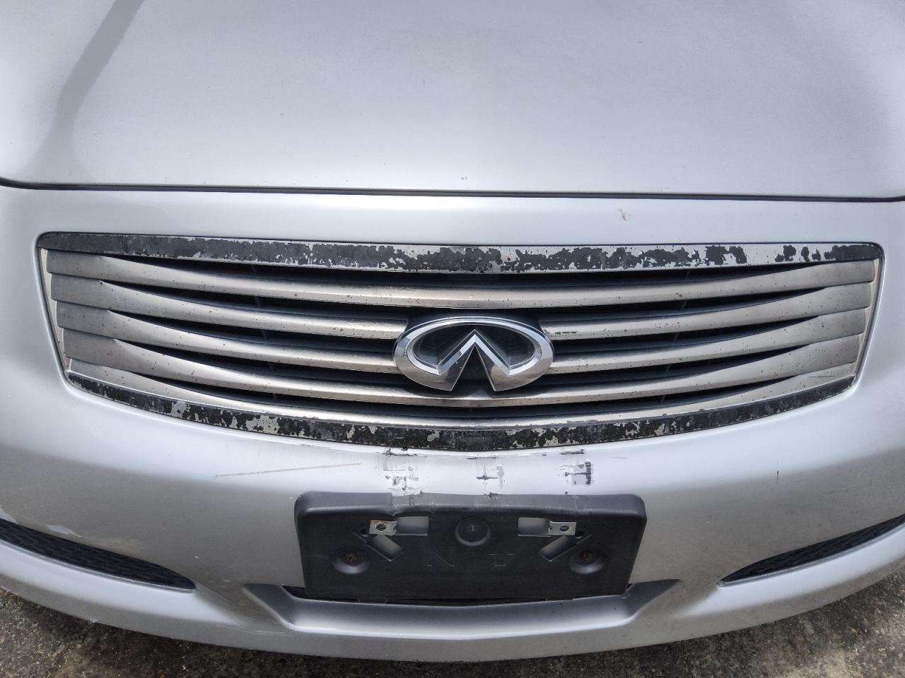 2009 Infiniti G37 Base/journey/sport Silver vin: JNKCV61EX9M011927 Damage: Grille, Chipped, 4
