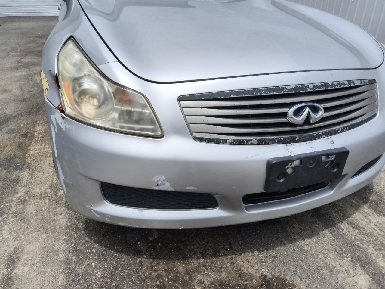 2009 Infiniti G37 Base/journey/sport Silver vin: JNKCV61EX9M011927 Damage: Front Bumper, Chipped, 10 Or More