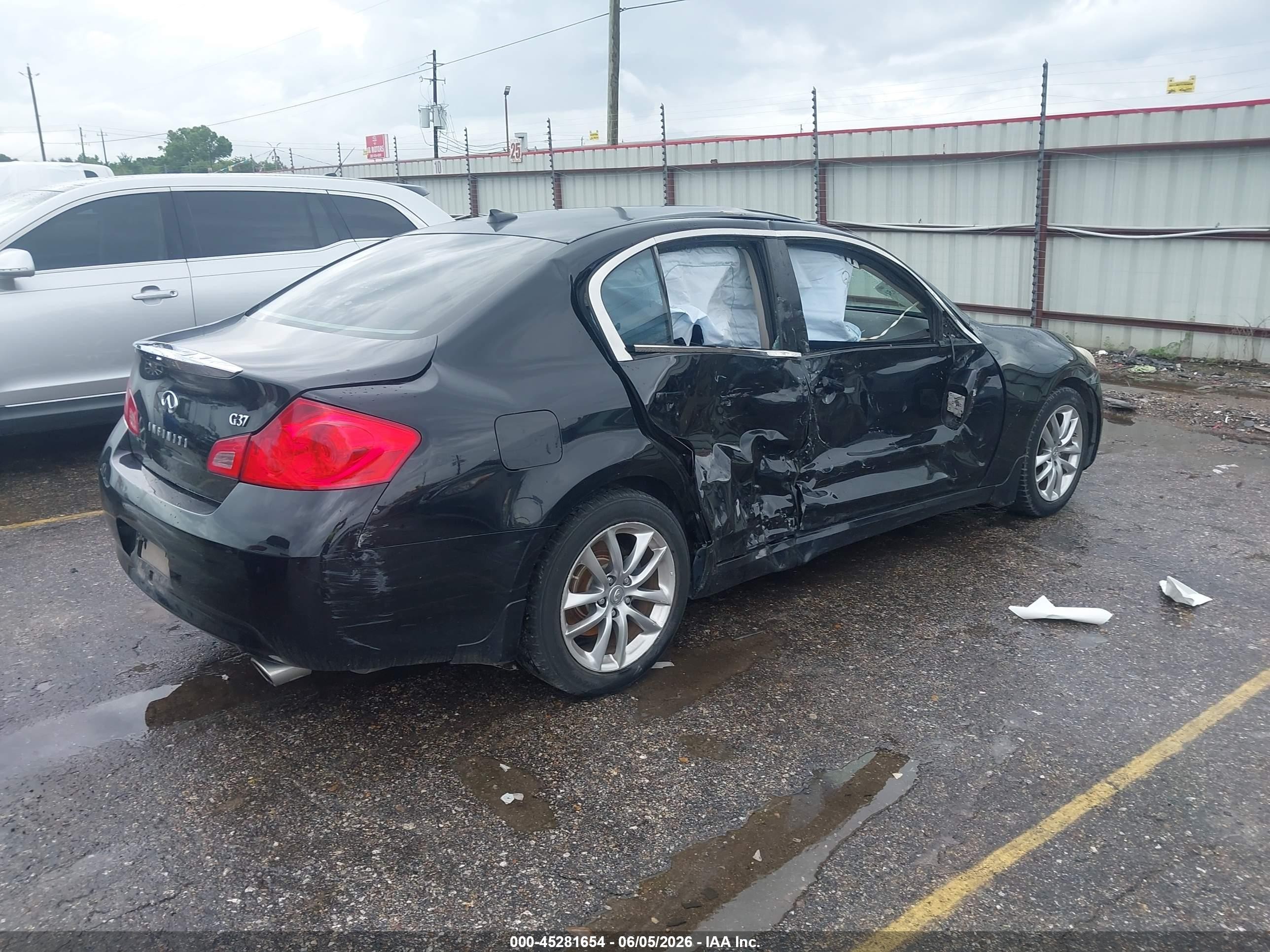 2009 Infiniti G37 Journey Черный vin: JNKCV61EX9M301293