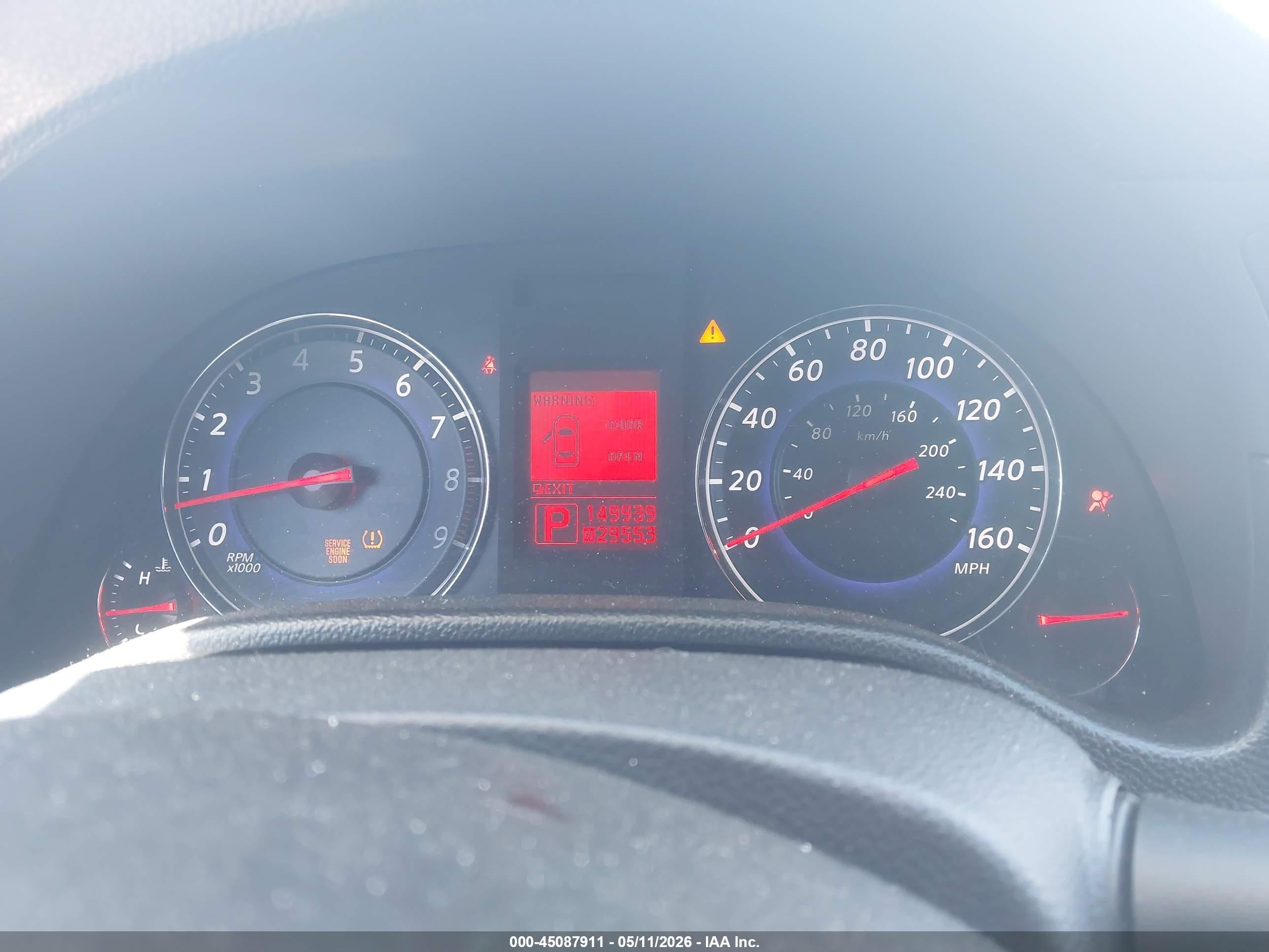 2009 Infiniti G37x   Серый vin: JNKCV61F09M353413