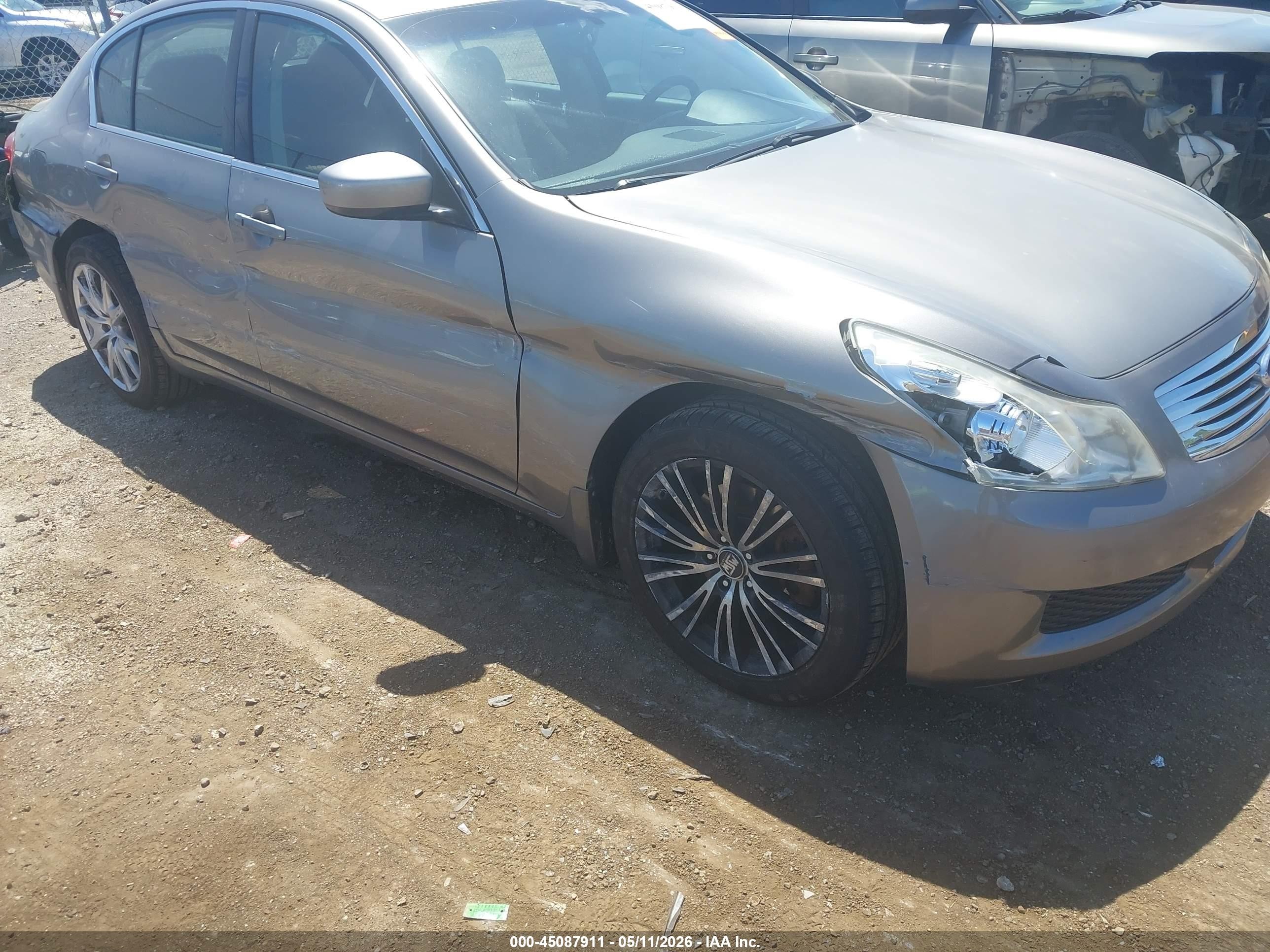 2009 Infiniti G37x   Серый vin: JNKCV61F09M353413