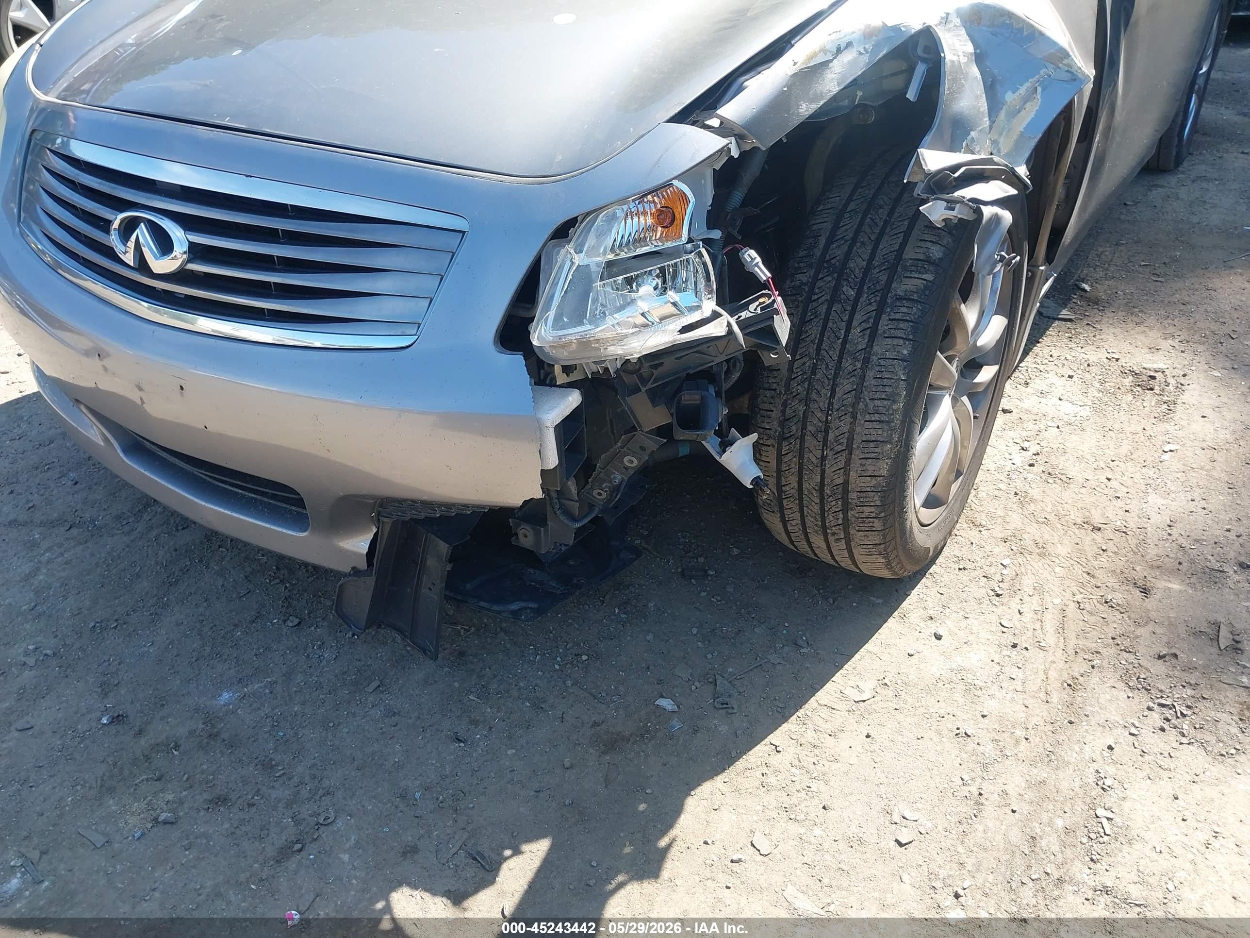 2009 Infiniti G37x   Серый vin: JNKCV61F09M356084