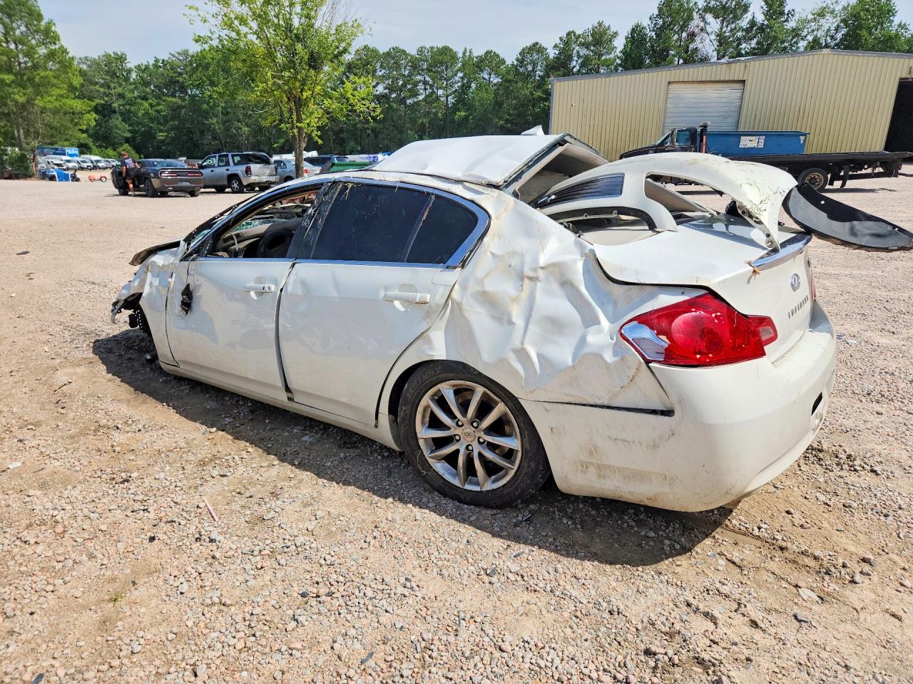 2009 Infiniti G37 Sedan X White vin: JNKCV61F09M362452