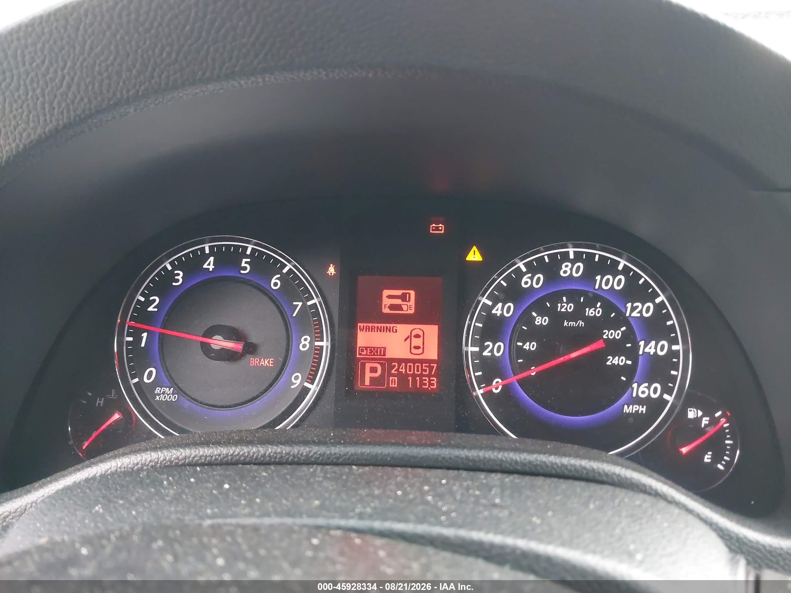 2009 Infiniti G37x   Navy vin: JNKCV61F19M350827