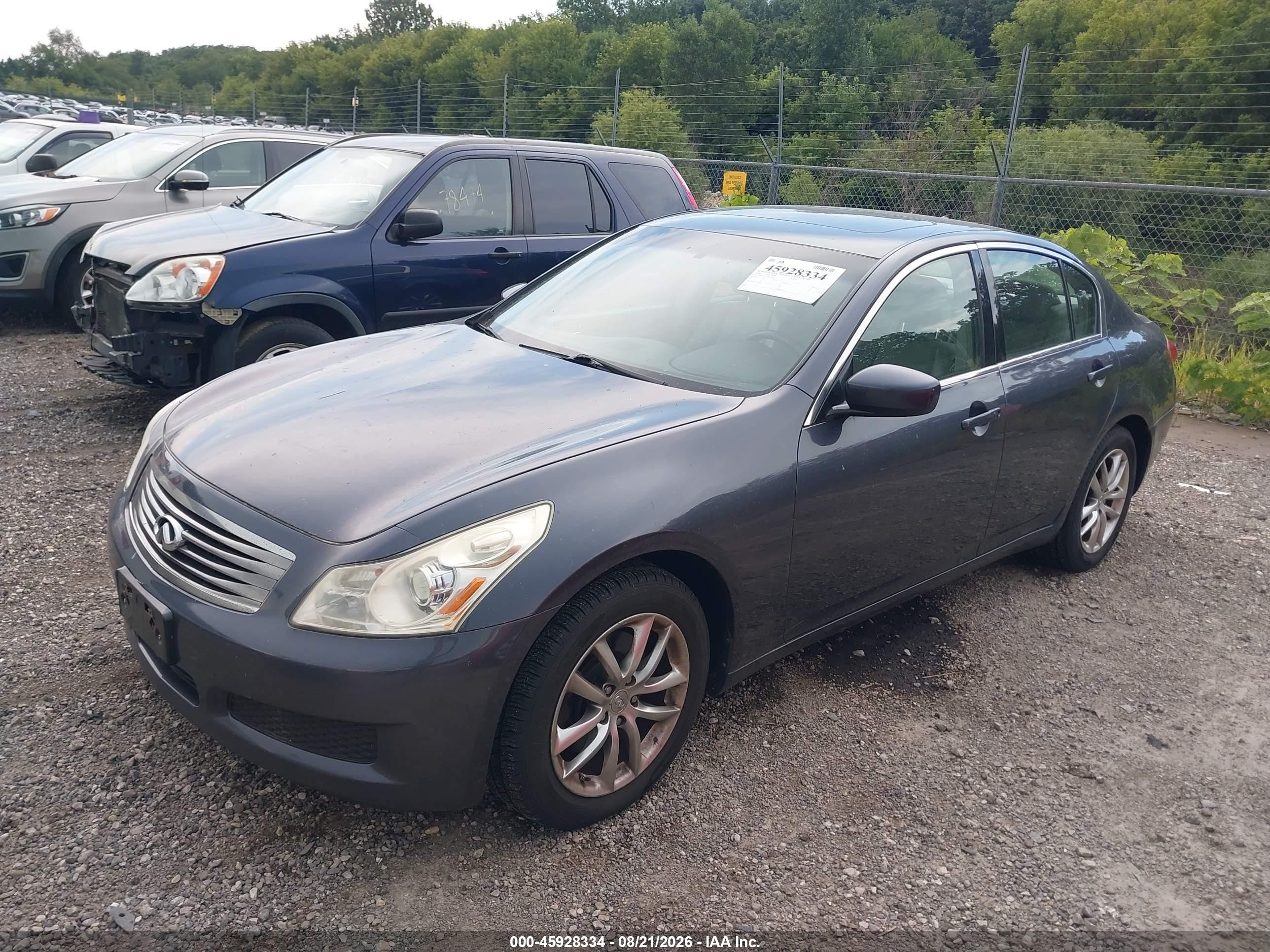 2009 Infiniti G37x   Navy vin: JNKCV61F19M350827