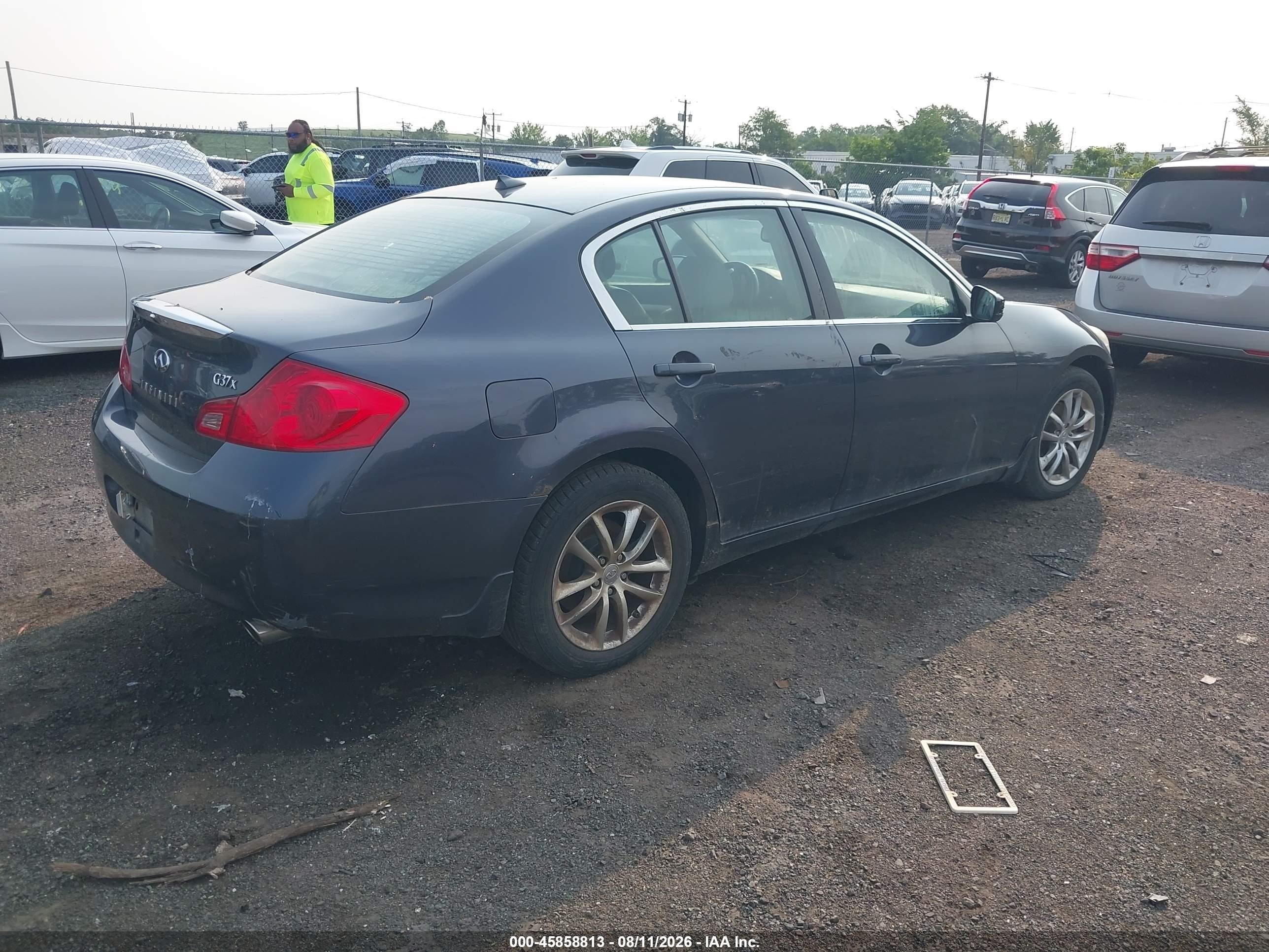 2009 Infiniti G37x   Gray vin: JNKCV61F29M352344