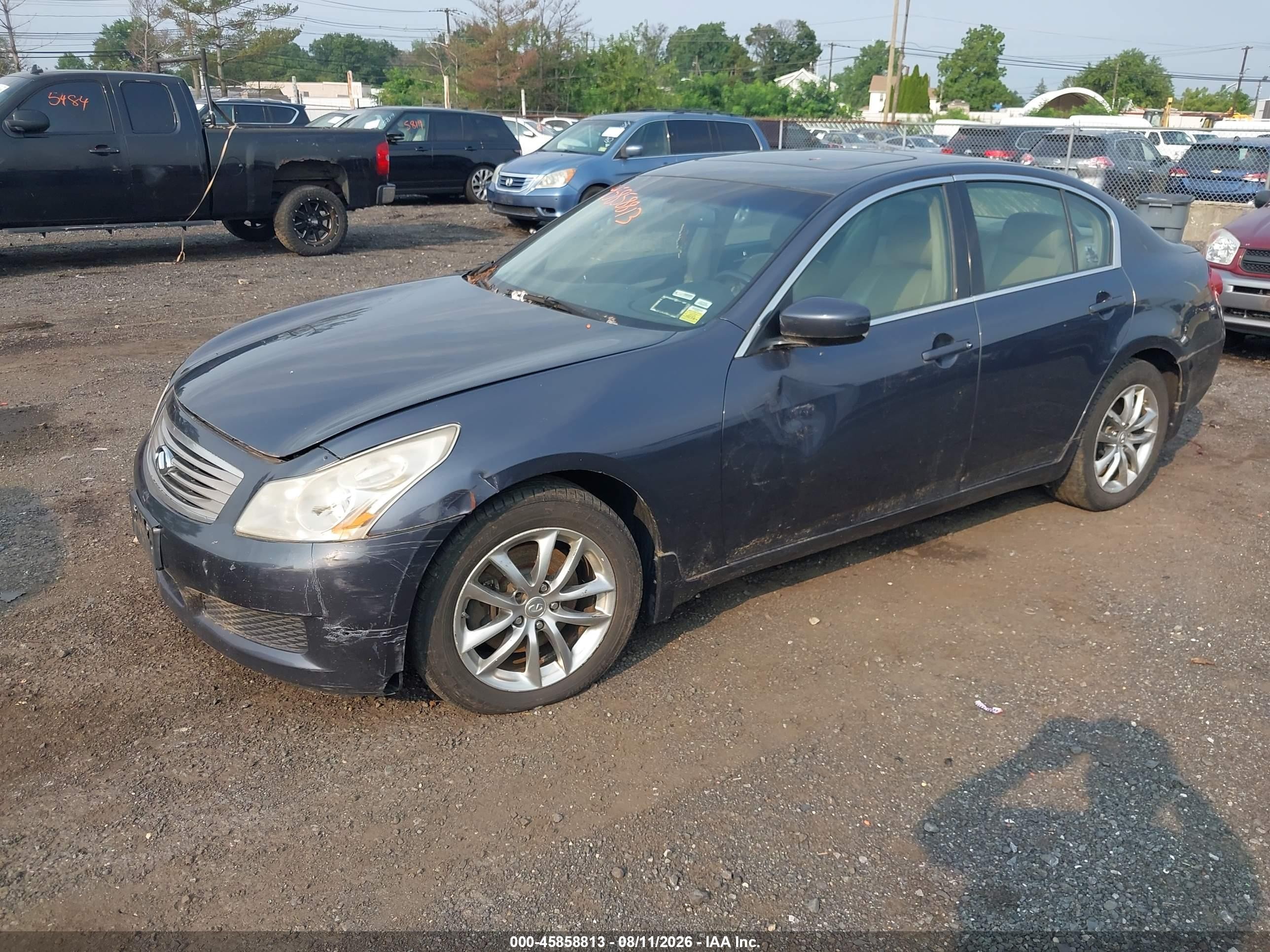 2009 Infiniti G37x   Gray vin: JNKCV61F29M352344