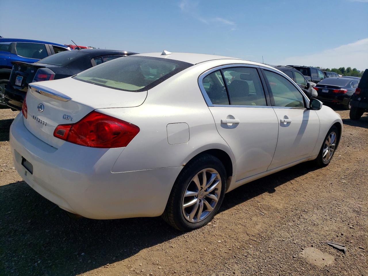 2009 Infiniti G37 Sedan X White vin: JNKCV61F39M054319