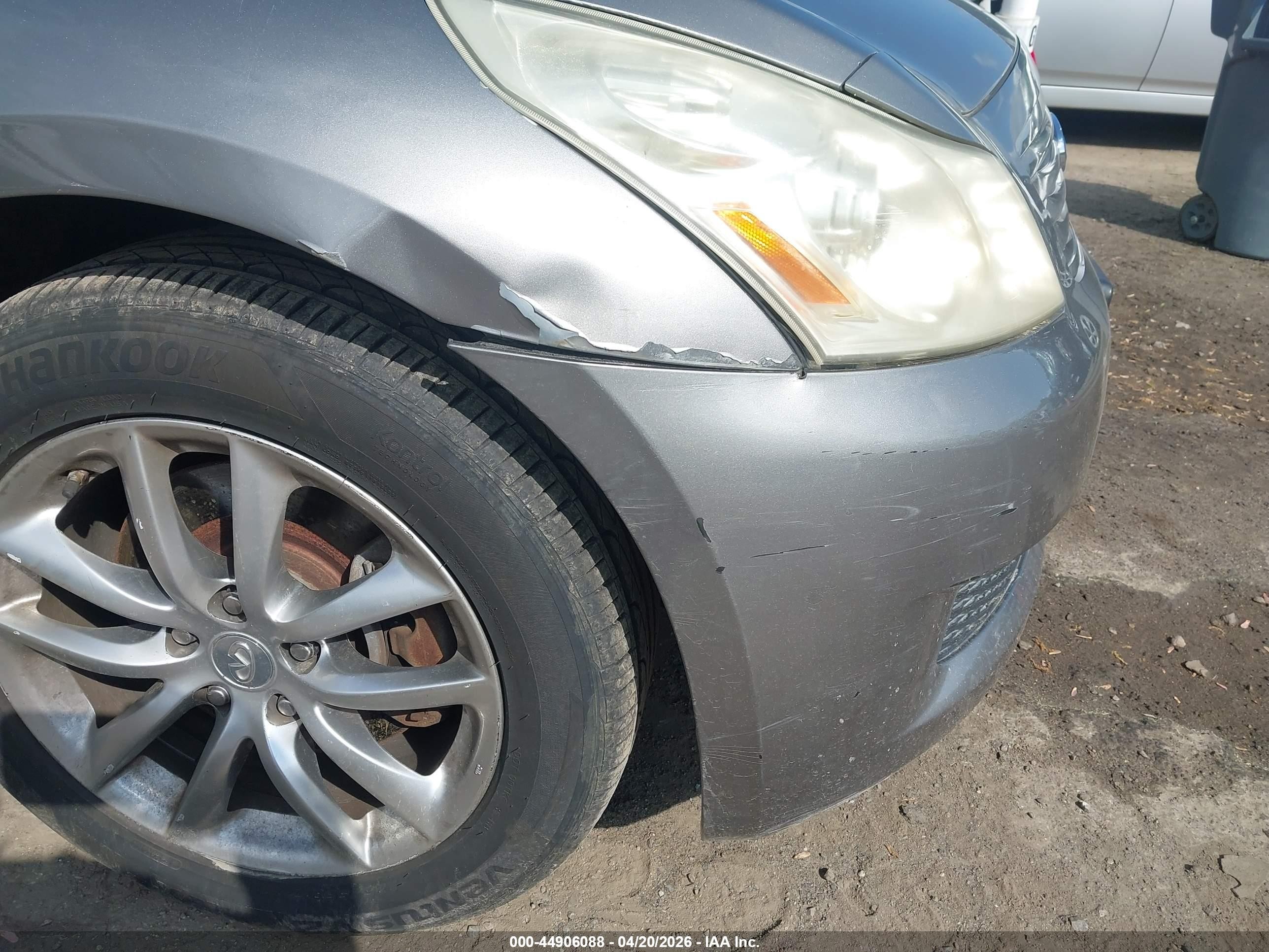 2009 Infiniti G37x   Silver vin: JNKCV61F39M363224
