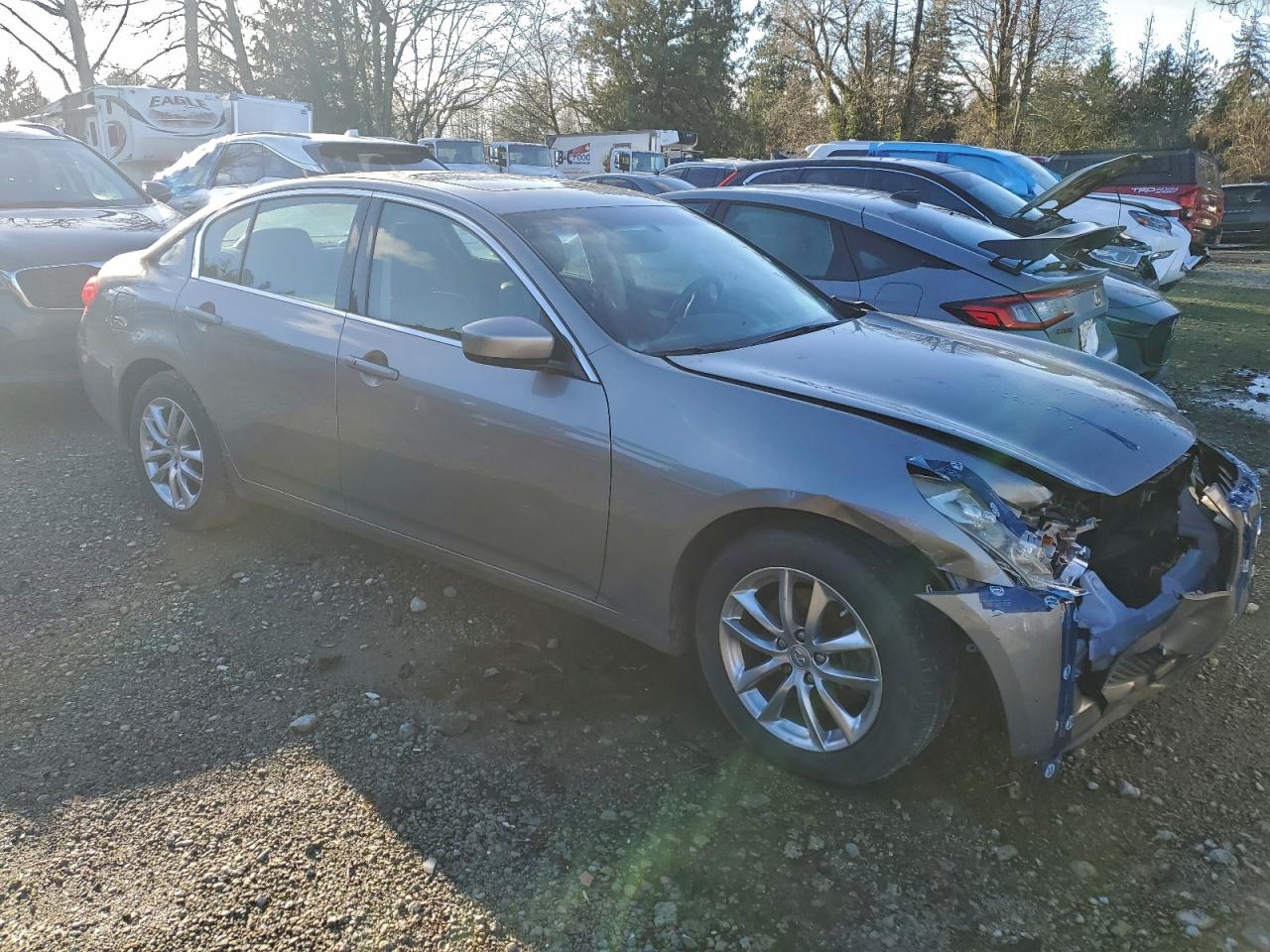 2009 Infiniti G37 Gray vin: JNKCV61F39M364907