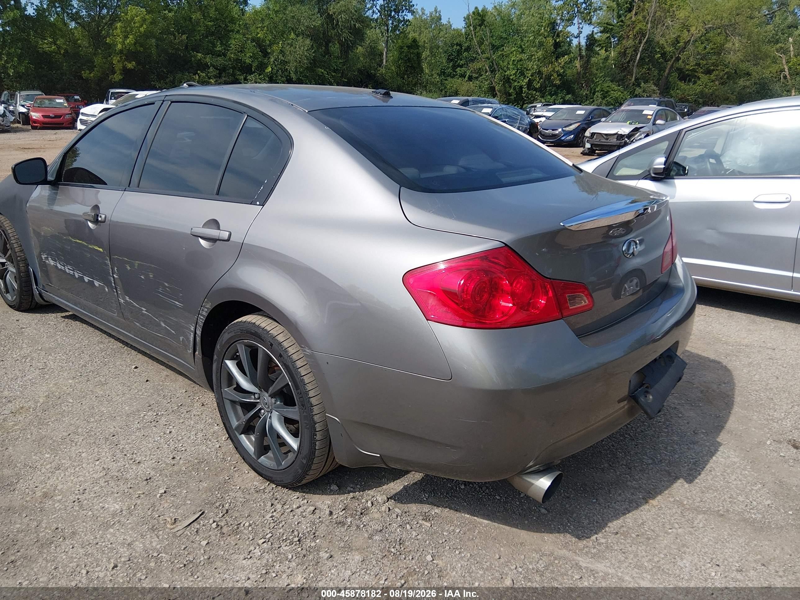 2009 Infiniti G37x   Серый vin: JNKCV61F49M360638