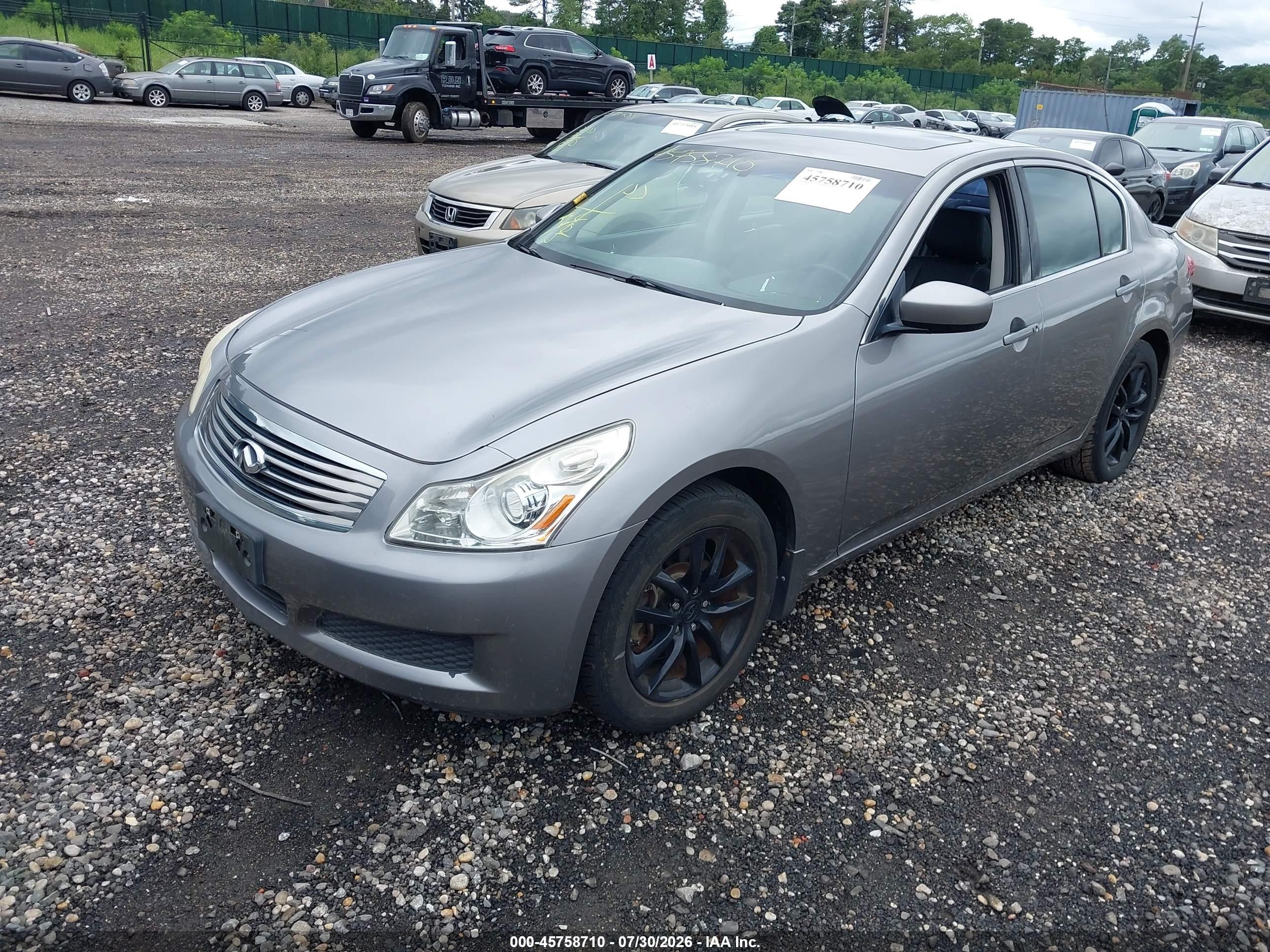 2009 Infiniti G37x   Gray vin: JNKCV61F49M364978