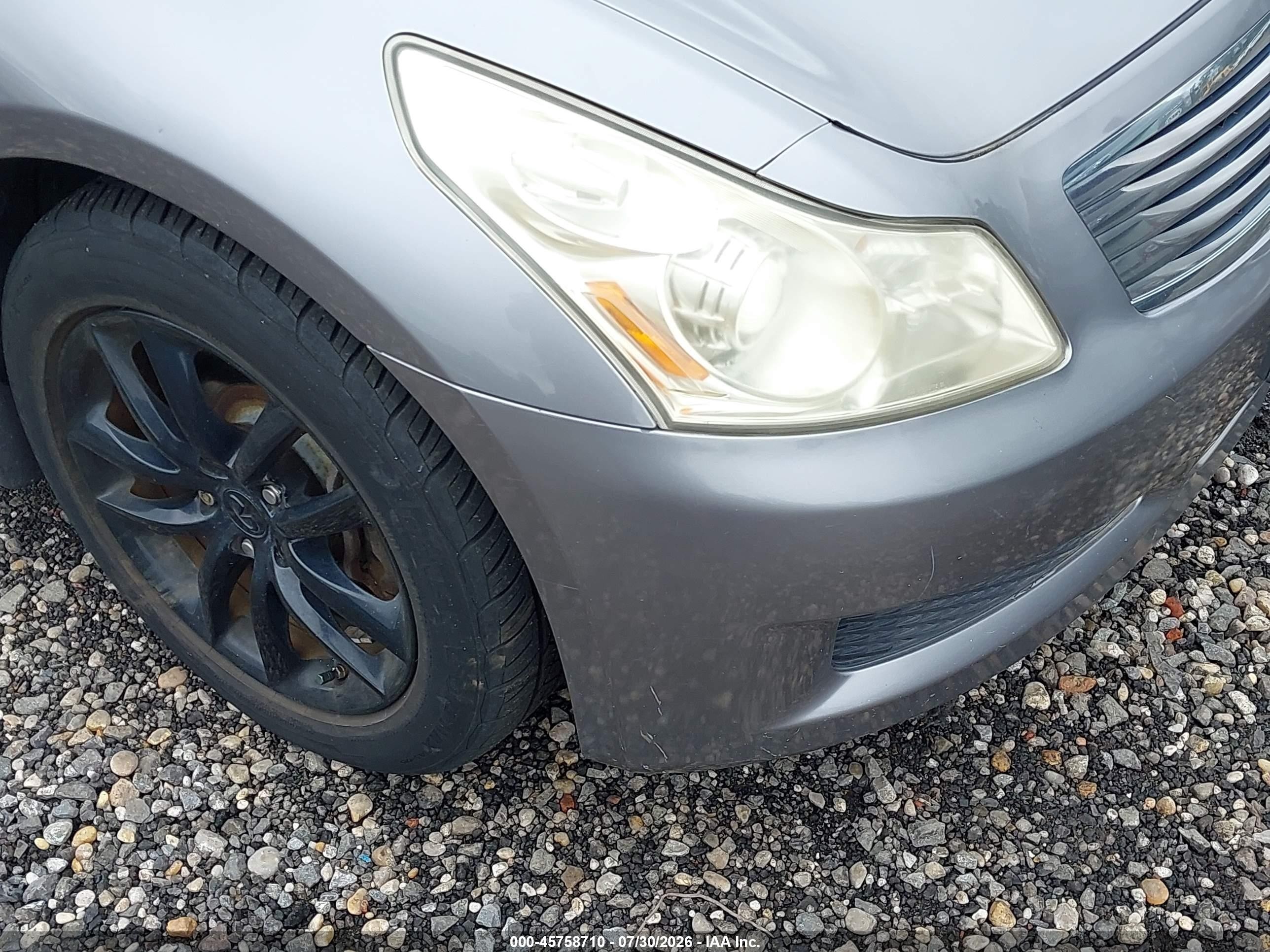 2009 Infiniti G37x   Gray vin: JNKCV61F49M364978
