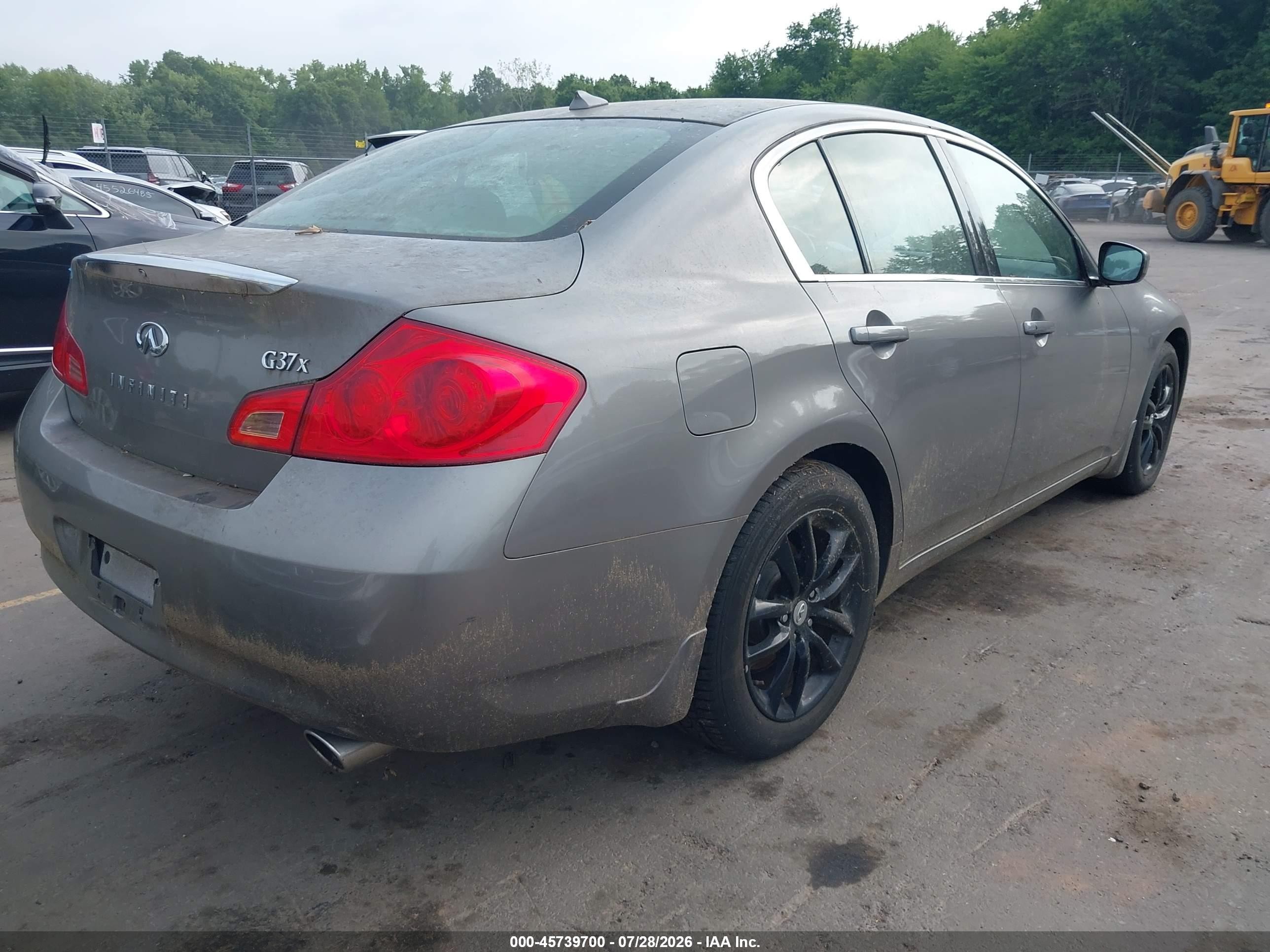 2009 Infiniti G37x   Gray vin: JNKCV61F59M050773
