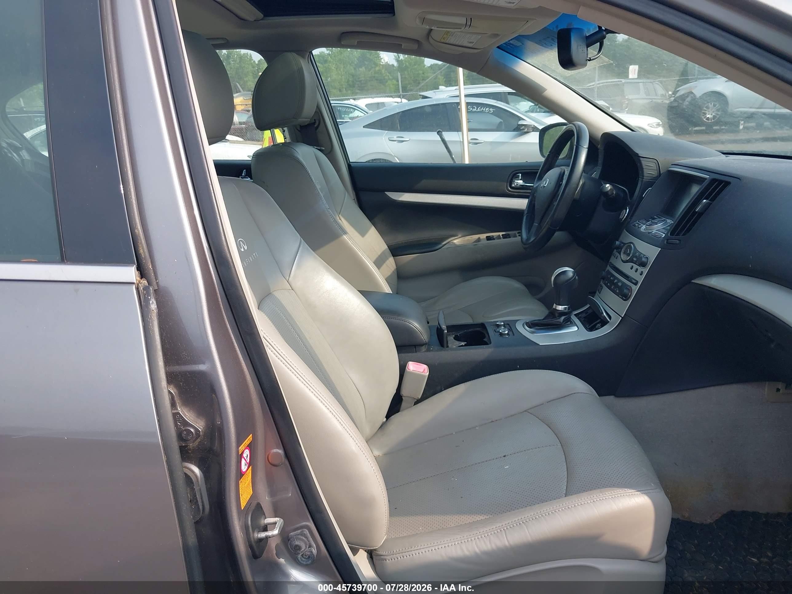 2009 Infiniti G37x   Gray vin: JNKCV61F59M050773