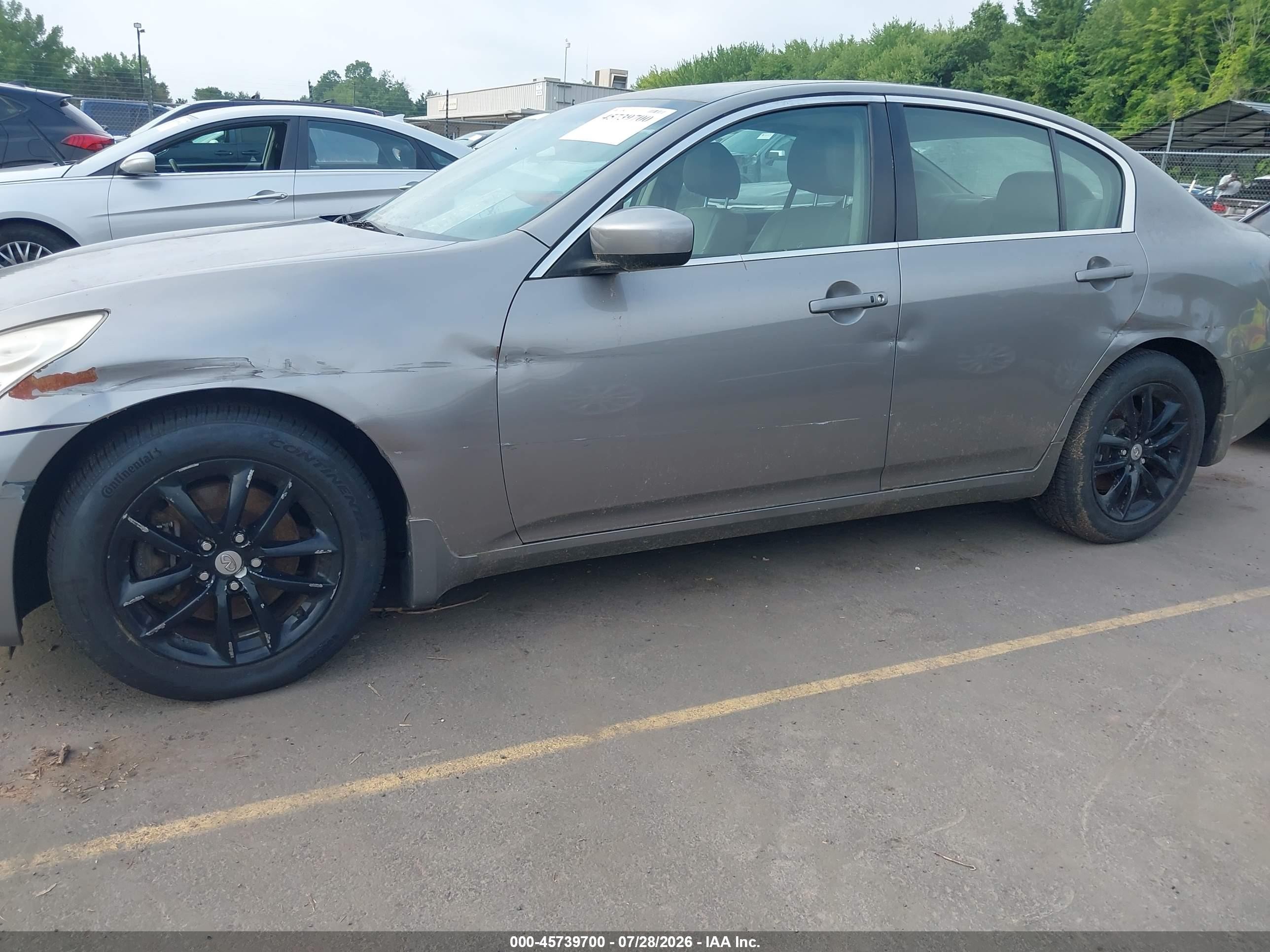 2009 Infiniti G37x   Gray vin: JNKCV61F59M050773