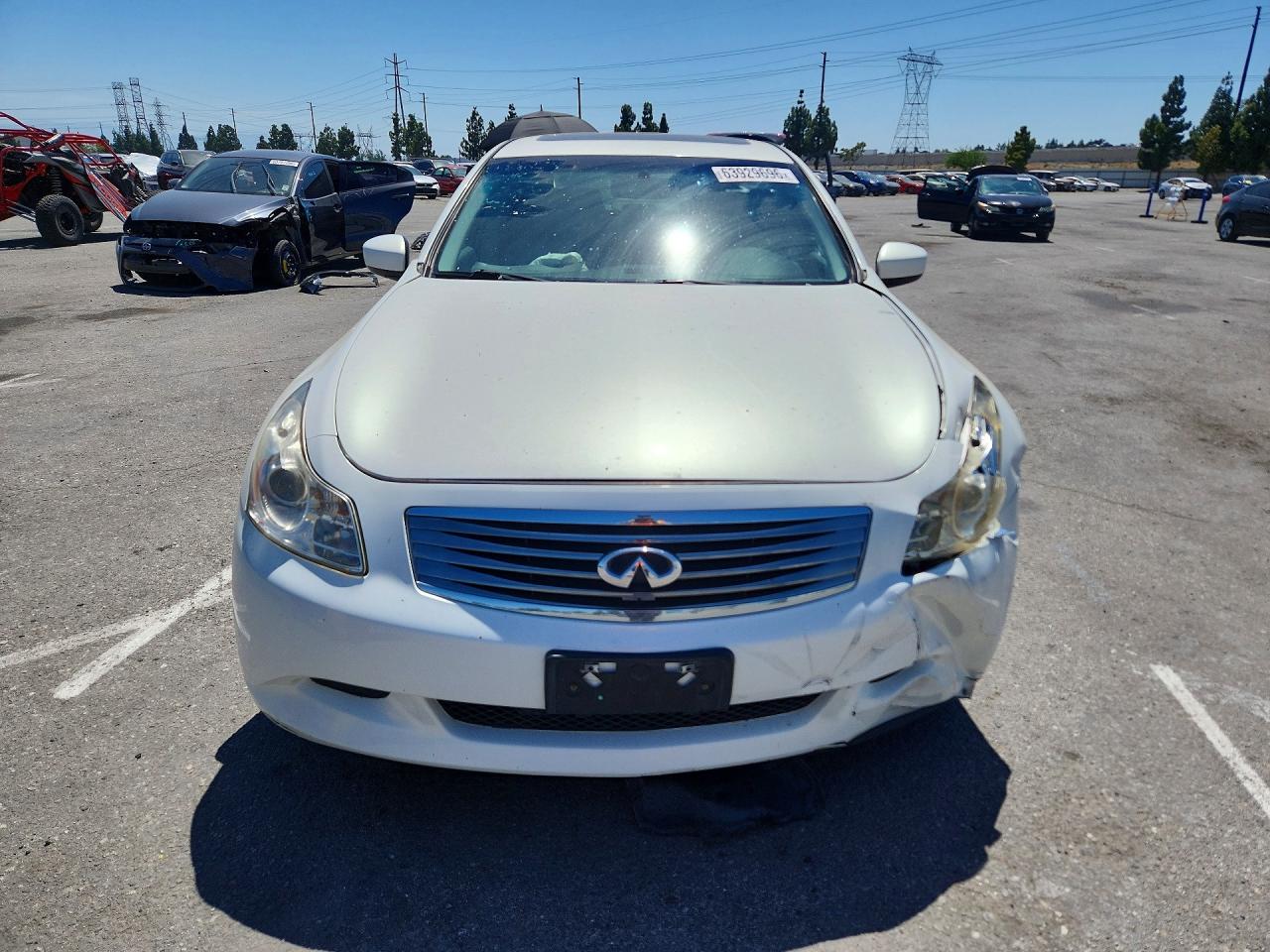 2009 Infiniti G37 Sedan X White vin: JNKCV61F59M351026