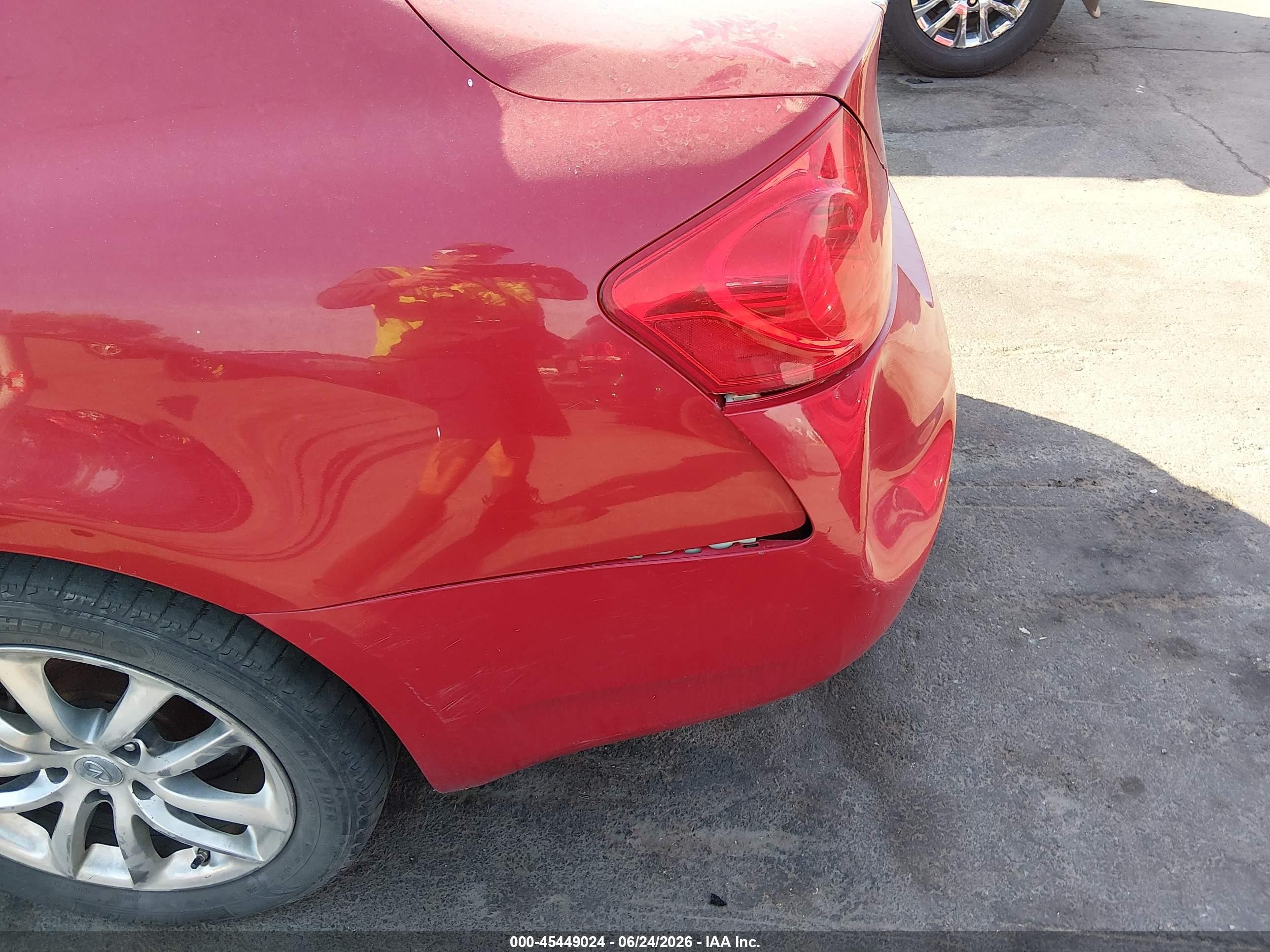 2009 Infiniti G37x   Red vin: JNKCV61F59M353956