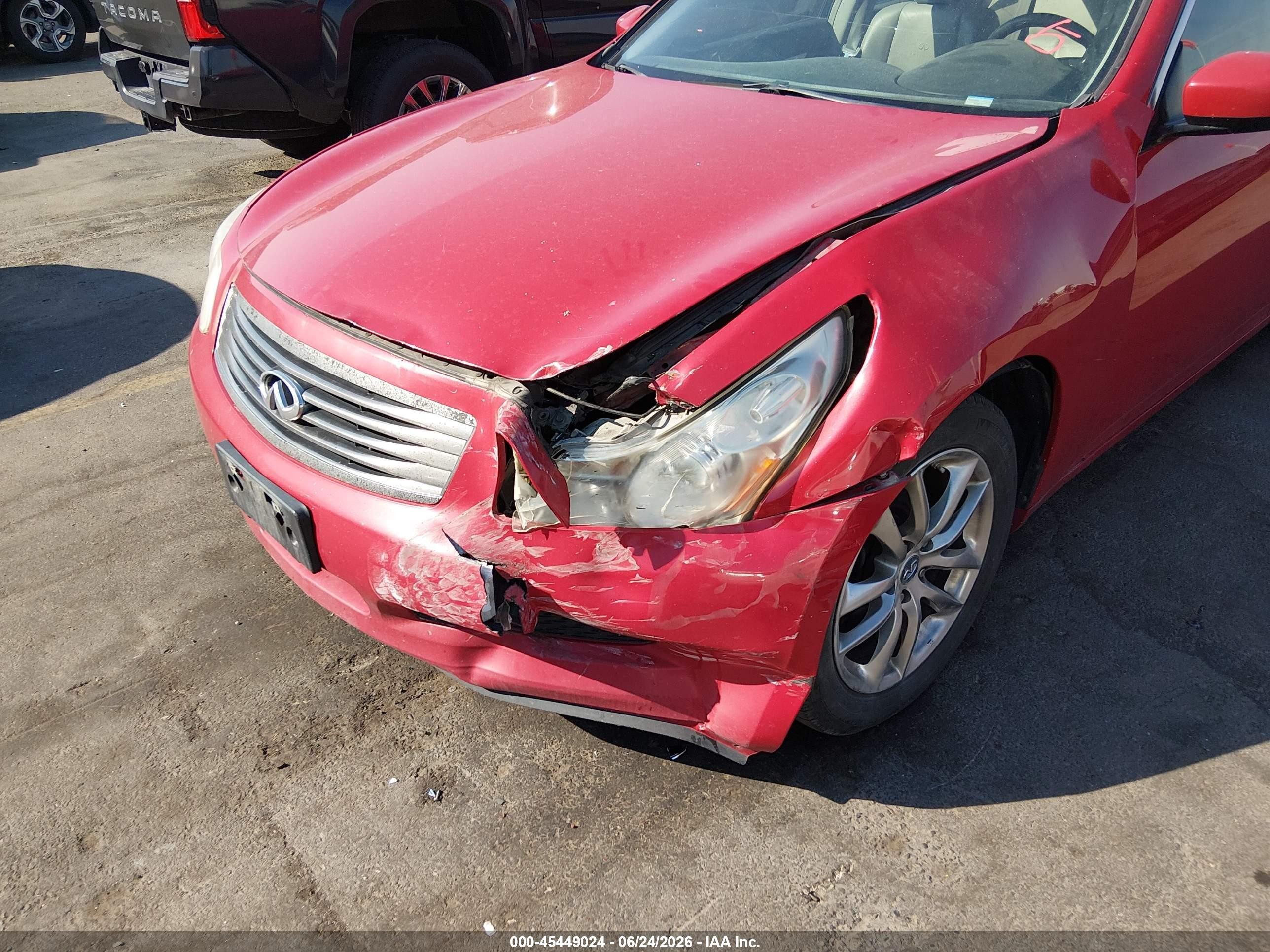 2009 Infiniti G37x   Red vin: JNKCV61F59M353956