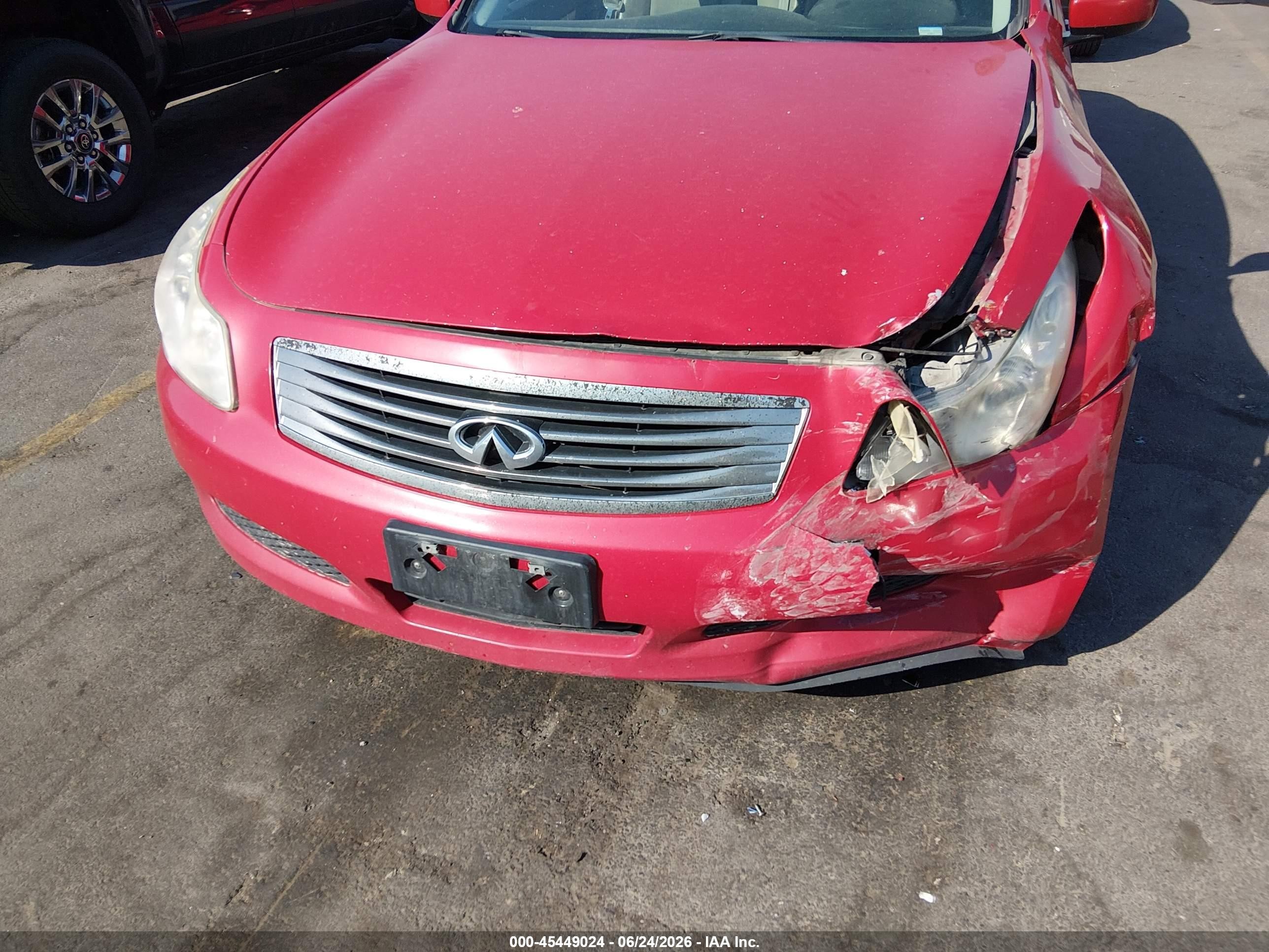 2009 Infiniti G37x   Red vin: JNKCV61F59M353956