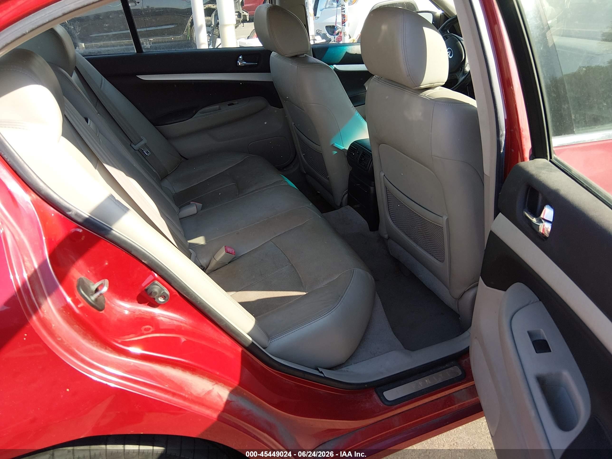 2009 Infiniti G37x   Red vin: JNKCV61F59M353956