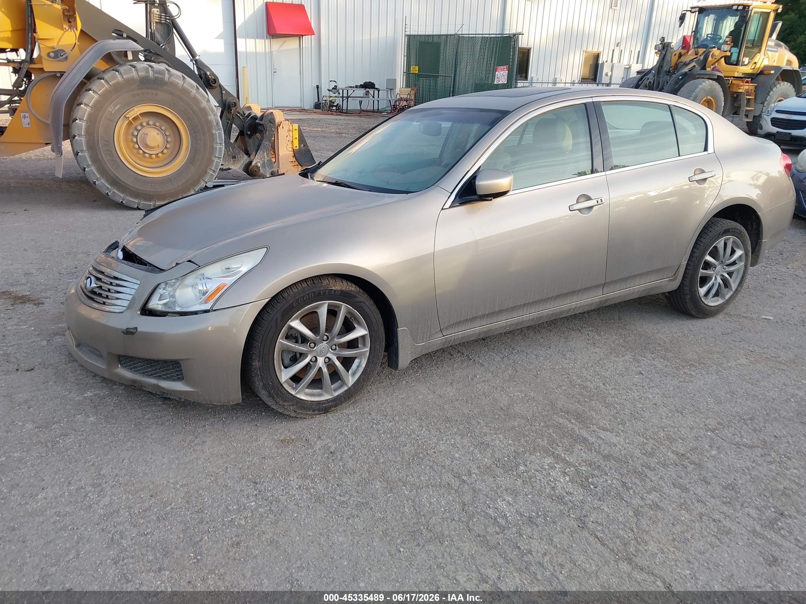 2009 Infiniti G37x   Gold vin: JNKCV61F59M357795