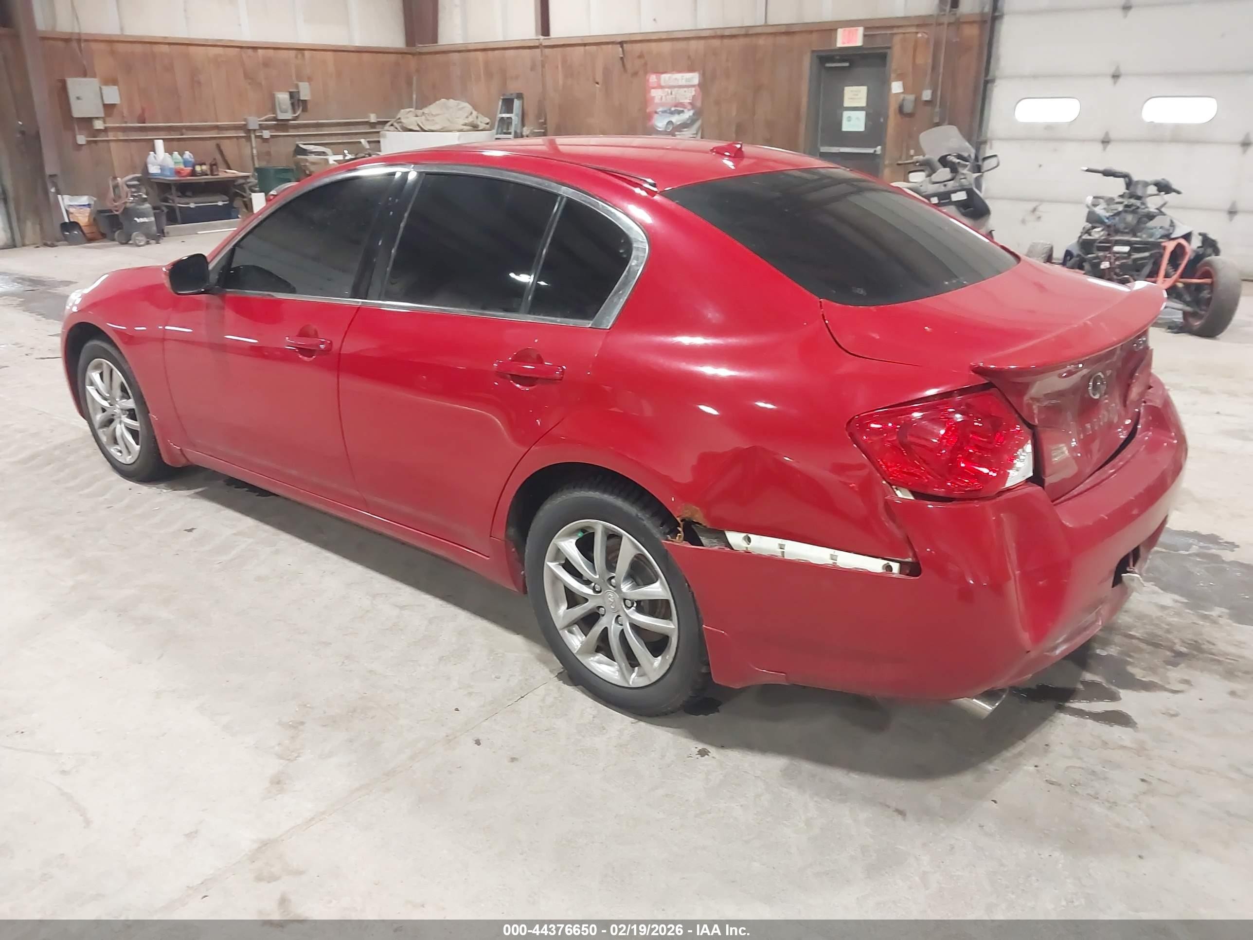 2009 Infiniti G37x   Red vin: JNKCV61F59M358350