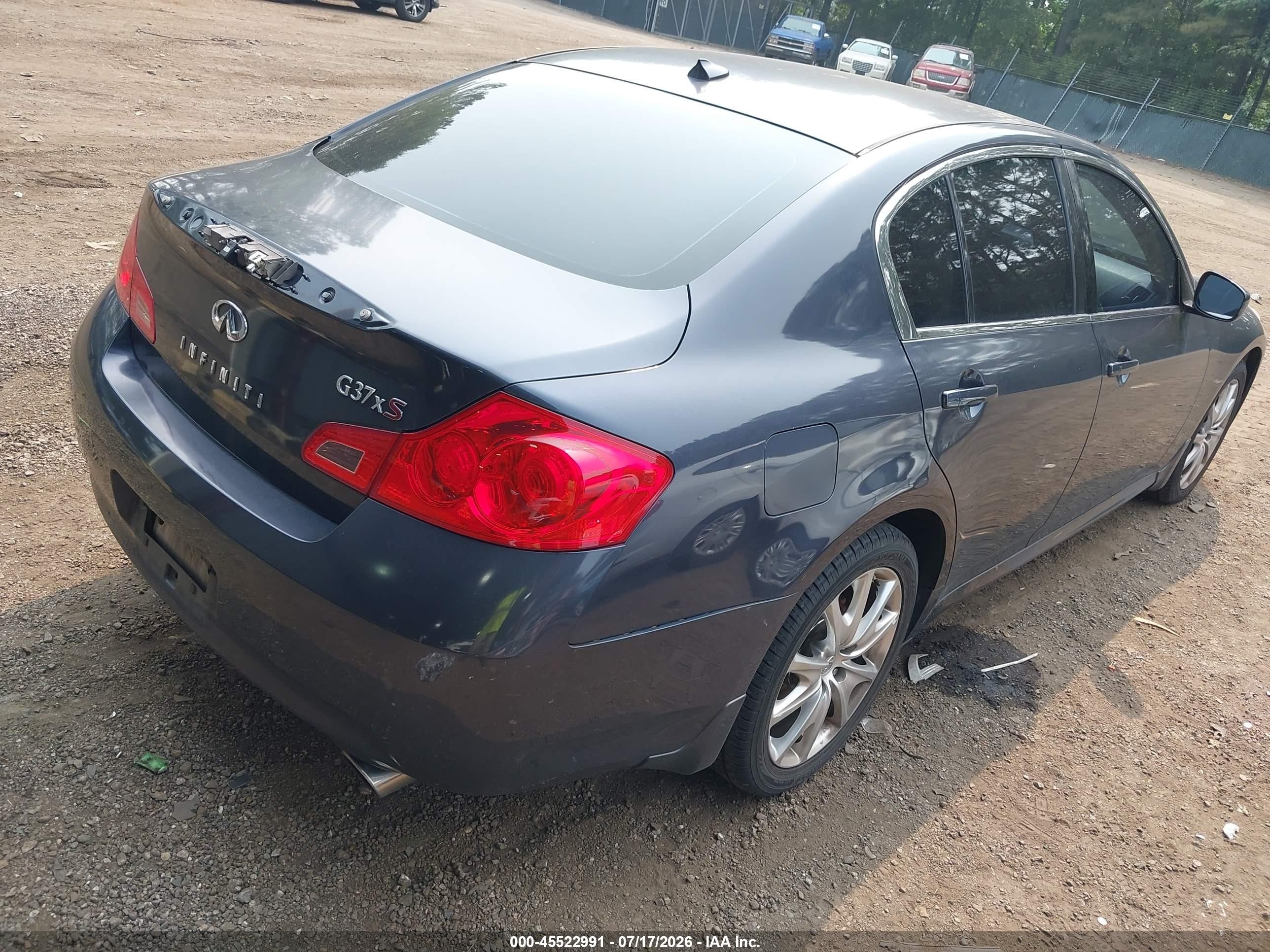 2009 Infiniti G37x   Dark Blue vin: JNKCV61F69M052564