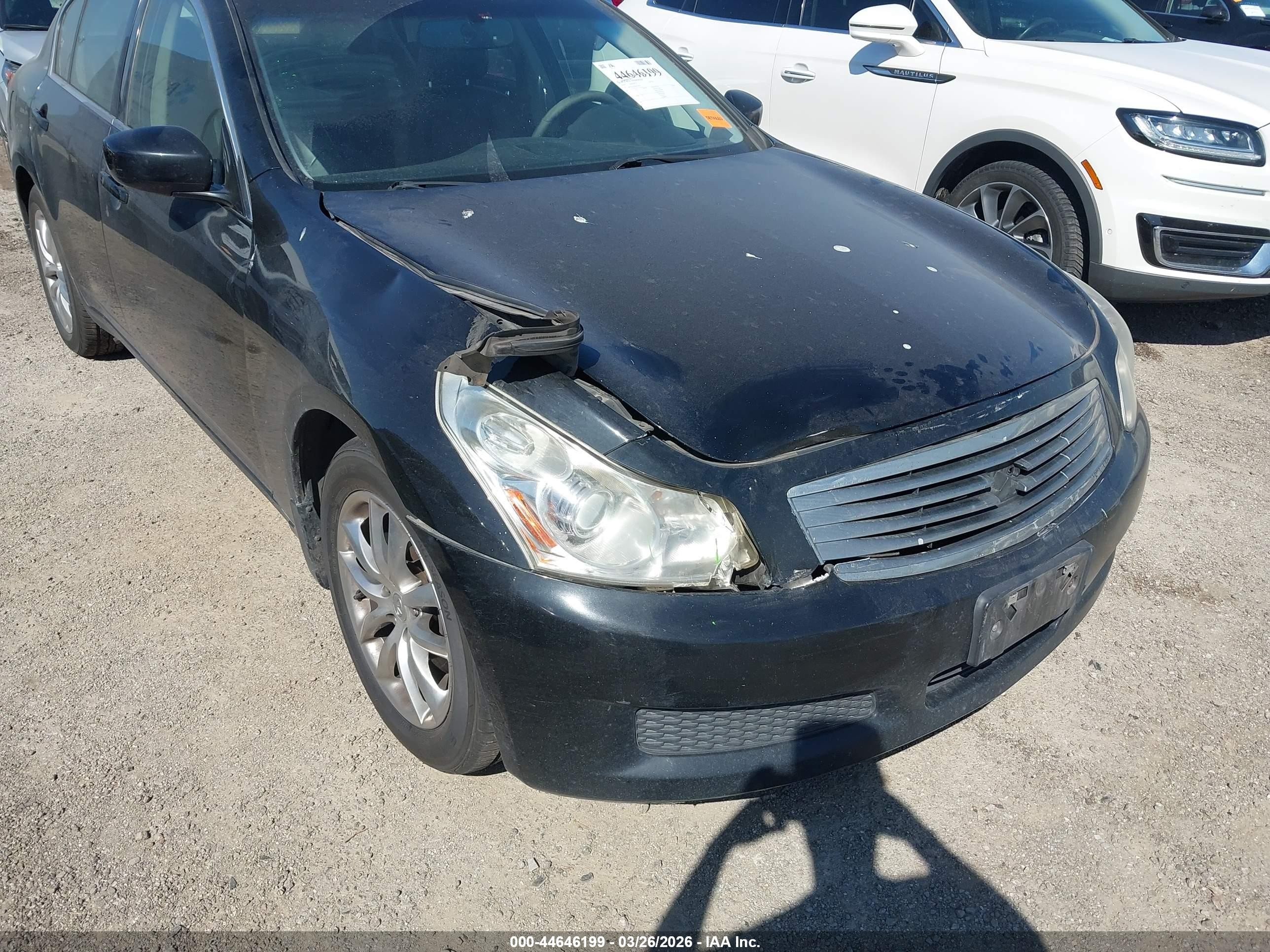 2009 Infiniti G37x   Black vin: JNKCV61F69M353478