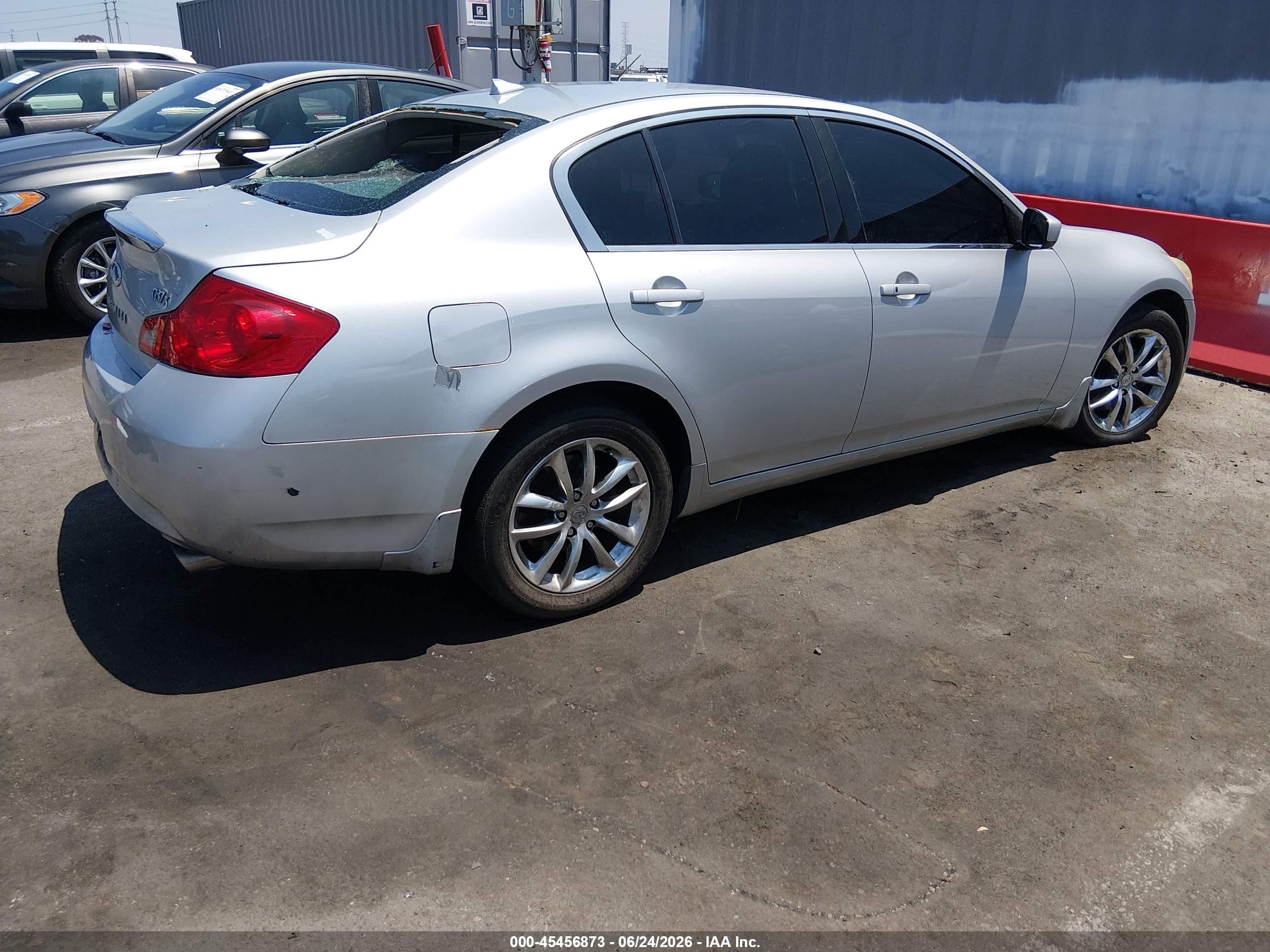 2009 Infiniti G37x   Silver vin: JNKCV61F69M357160