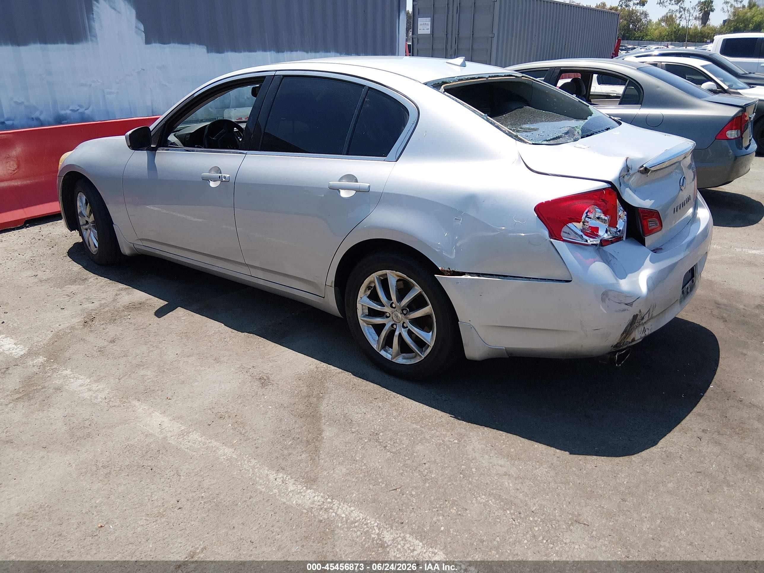 2009 Infiniti G37x   Silver vin: JNKCV61F69M357160