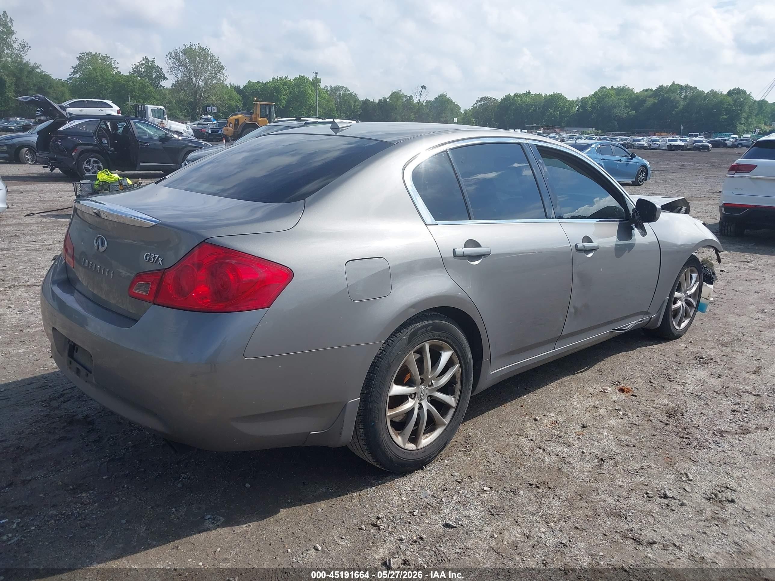 2009 Infiniti G37x   Gray vin: JNKCV61F79M050287