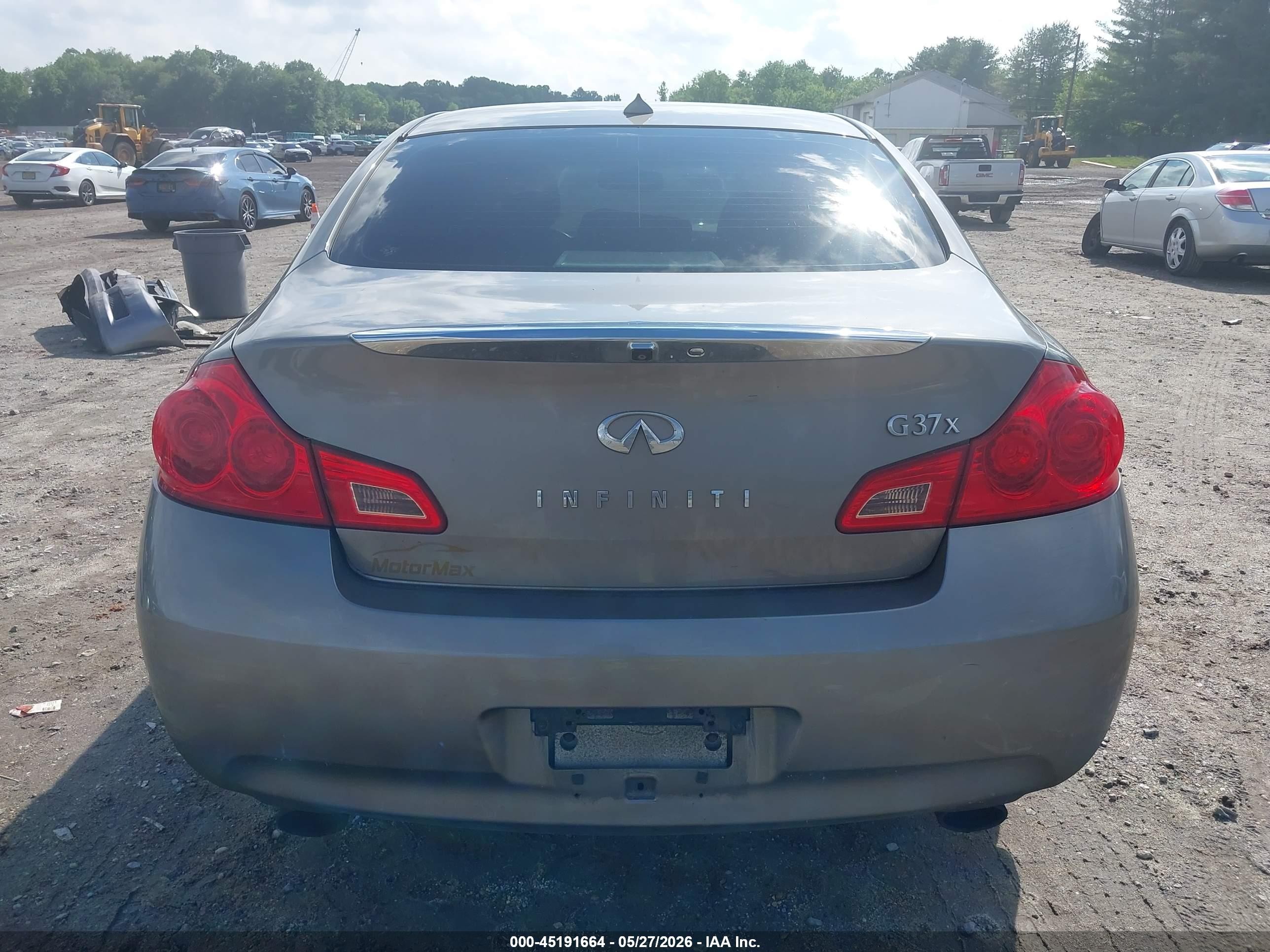 2009 Infiniti G37x   Gray vin: JNKCV61F79M050287