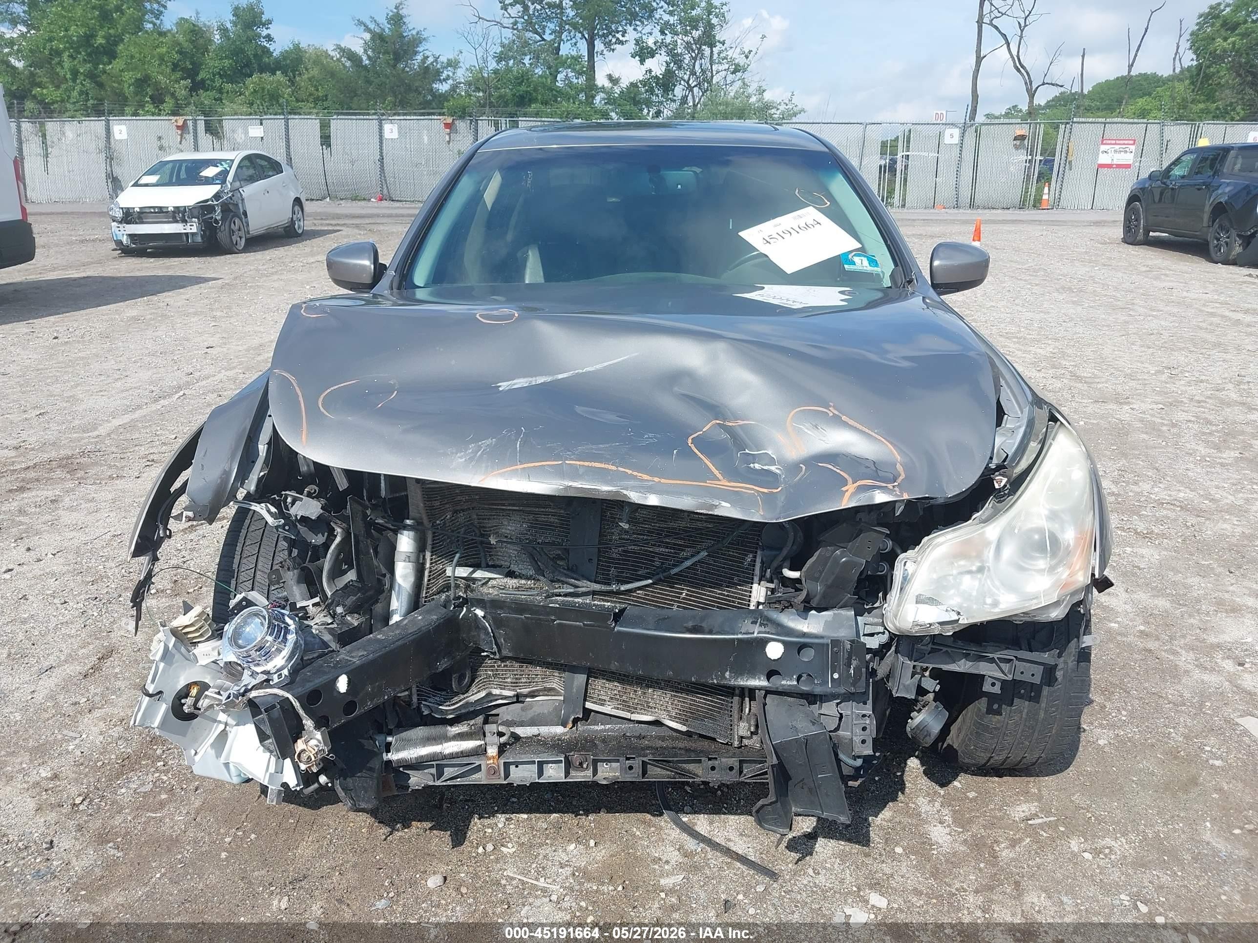 2009 Infiniti G37x   Gray vin: JNKCV61F79M050287