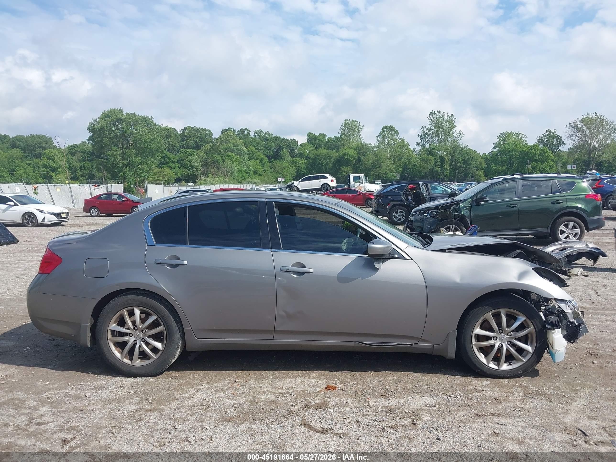 2009 Infiniti G37x   Gray vin: JNKCV61F79M050287