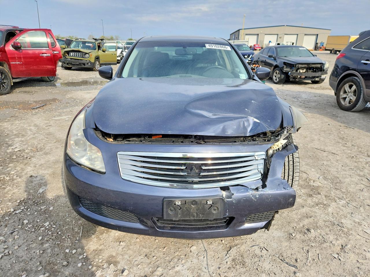 2009 Infiniti G37 Sedan X Blue vin: JNKCV61F79M353781