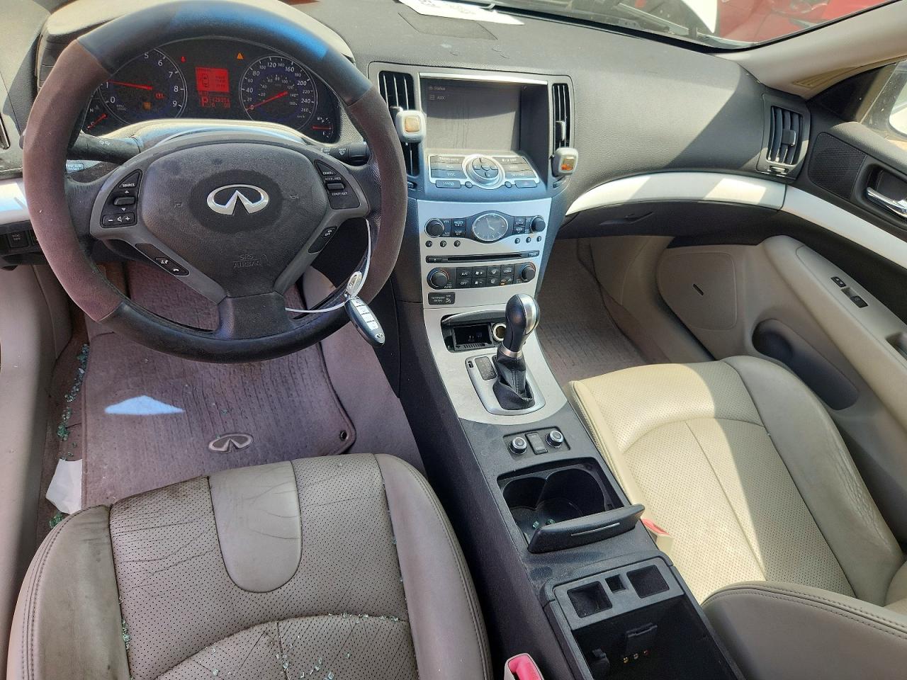 2009 Infiniti G37 Sedan X White vin: JNKCV61F79M356874