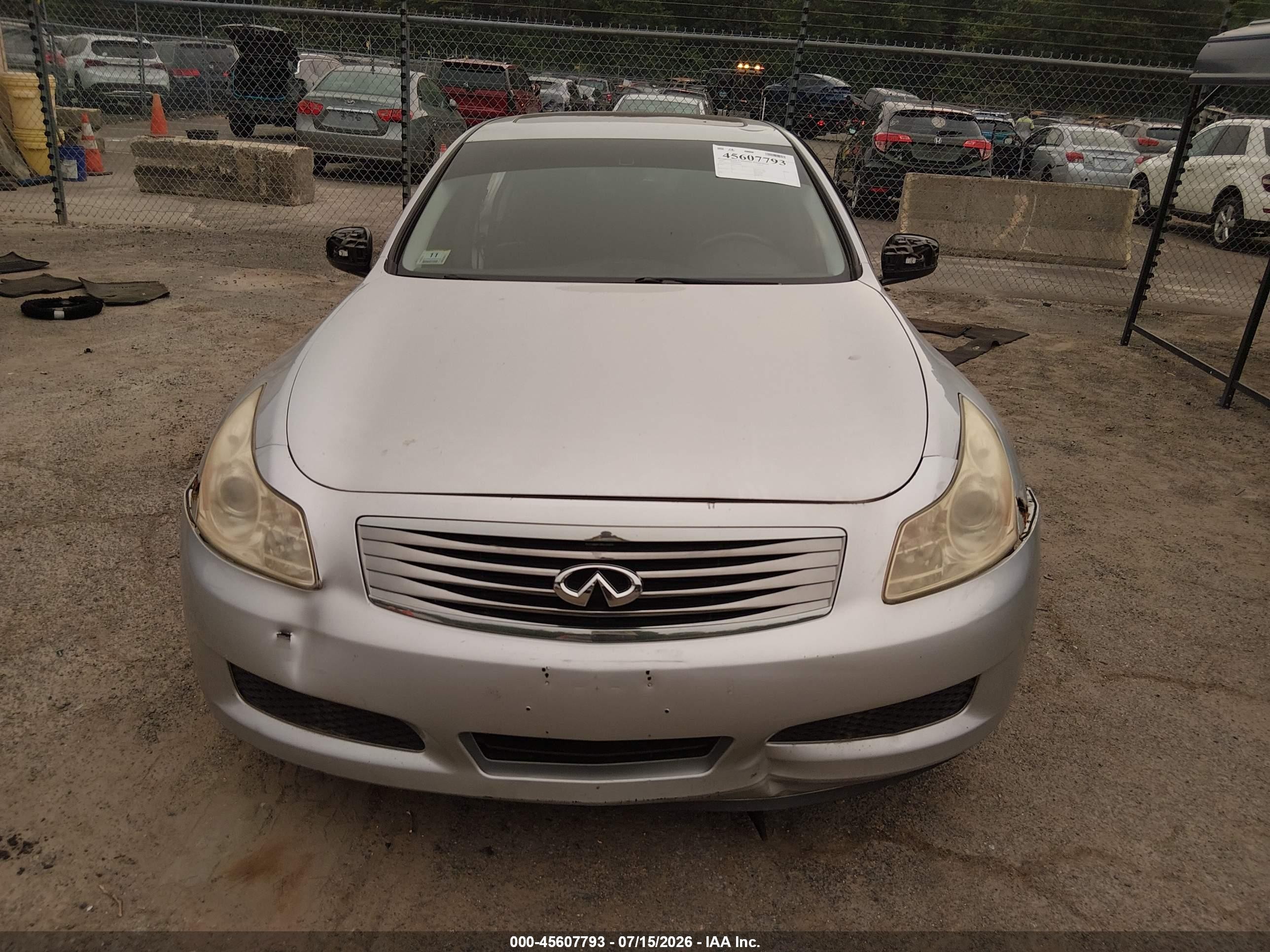 2009 Infiniti G37x   Серебряный vin: JNKCV61F79M364876